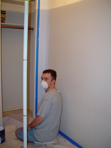 Chris Painting The Baby's Room