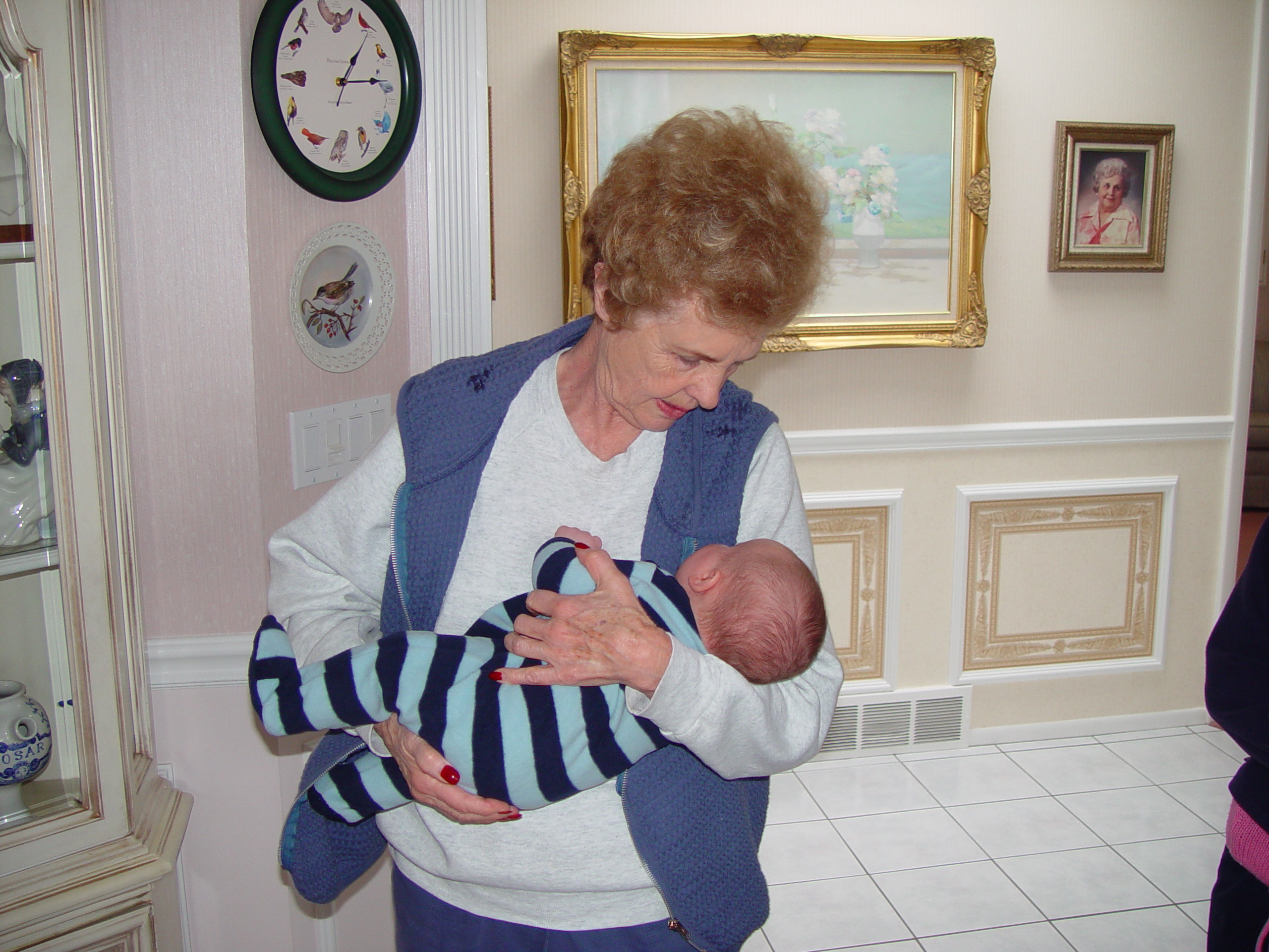 Zack Meets Great Grandma and Grandpa Ballam