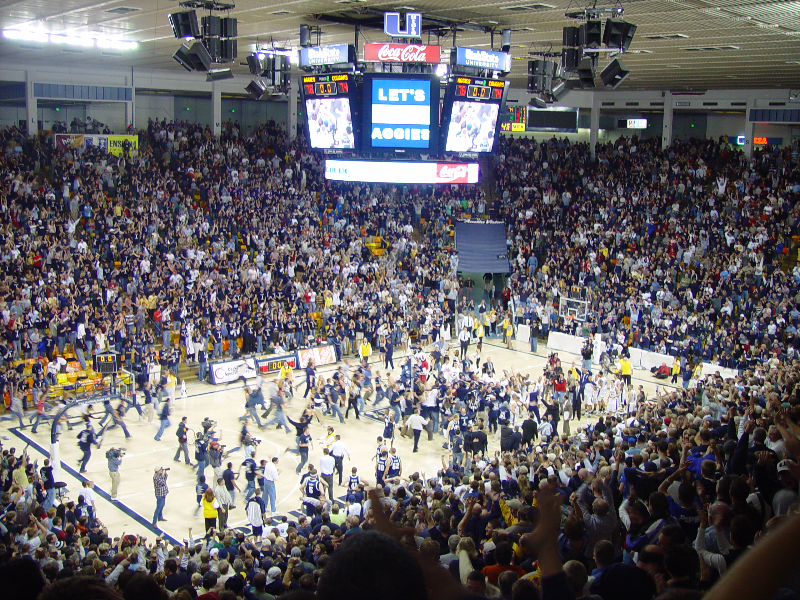 Aggie Basketball - USU Destroys BYU...Again