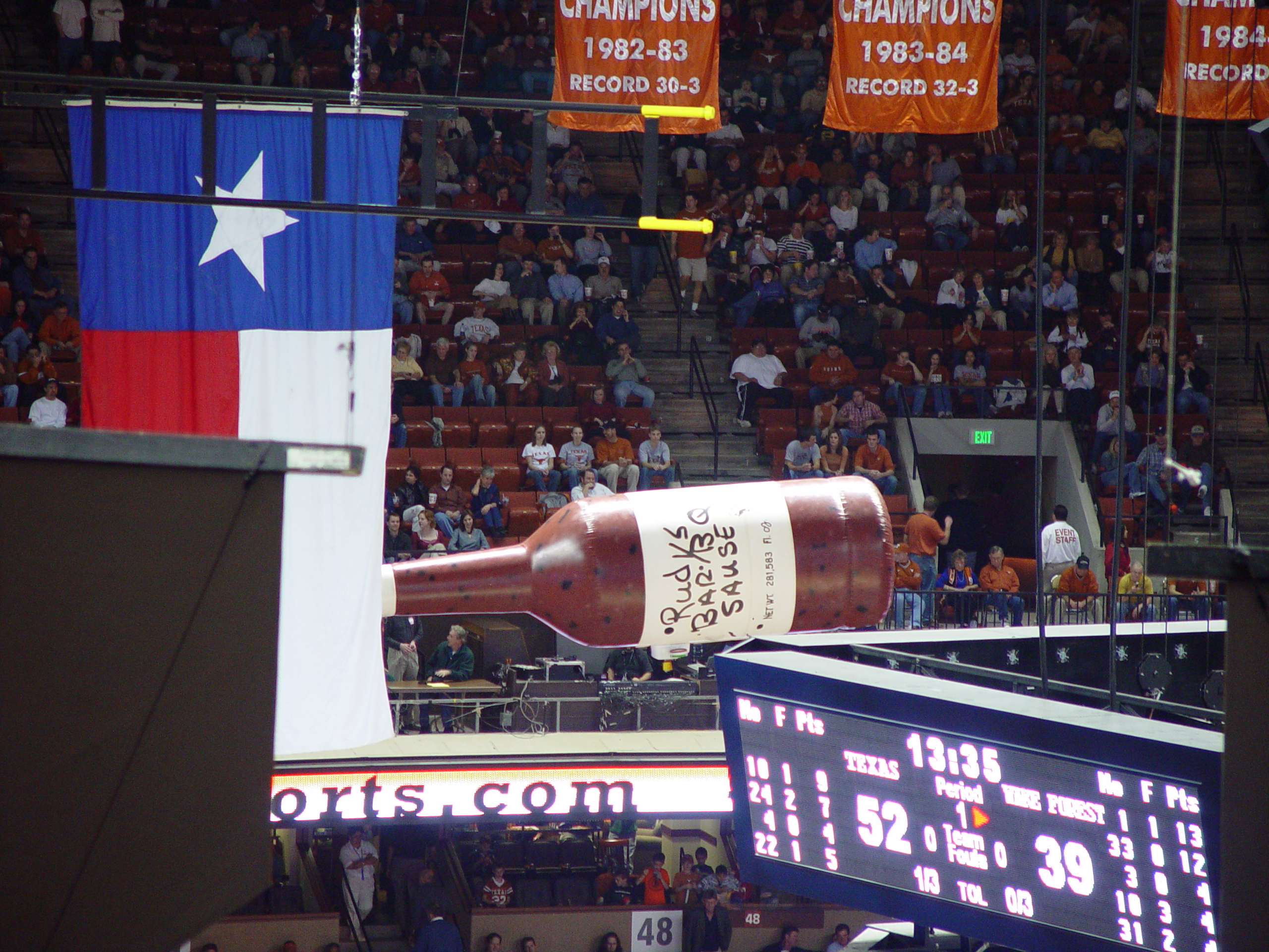 Zack's 1st College Basketball Game - The University of Texas