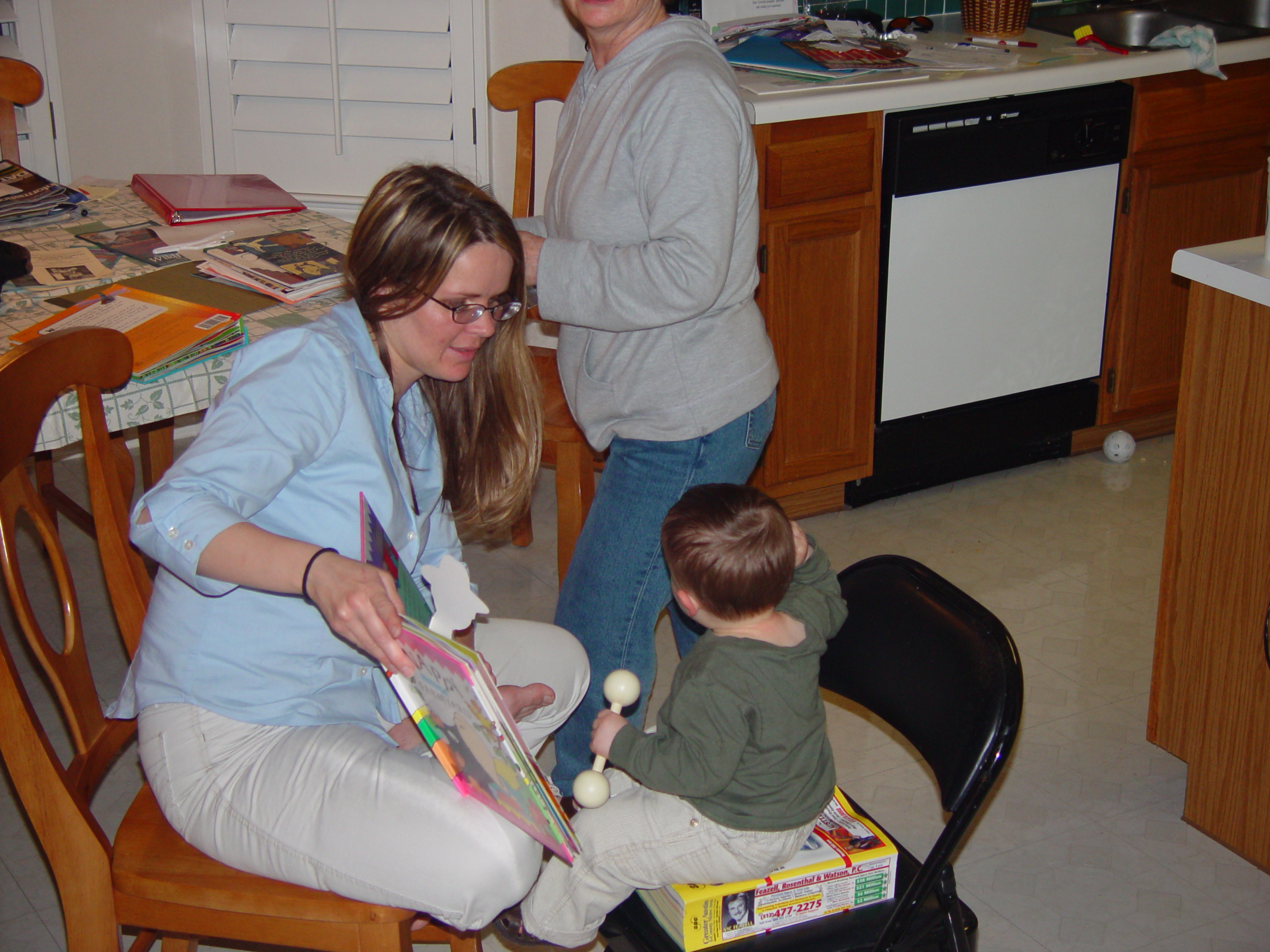 Chad & Sally Come to Visit, Zack's 1st Easter Egg Hunt