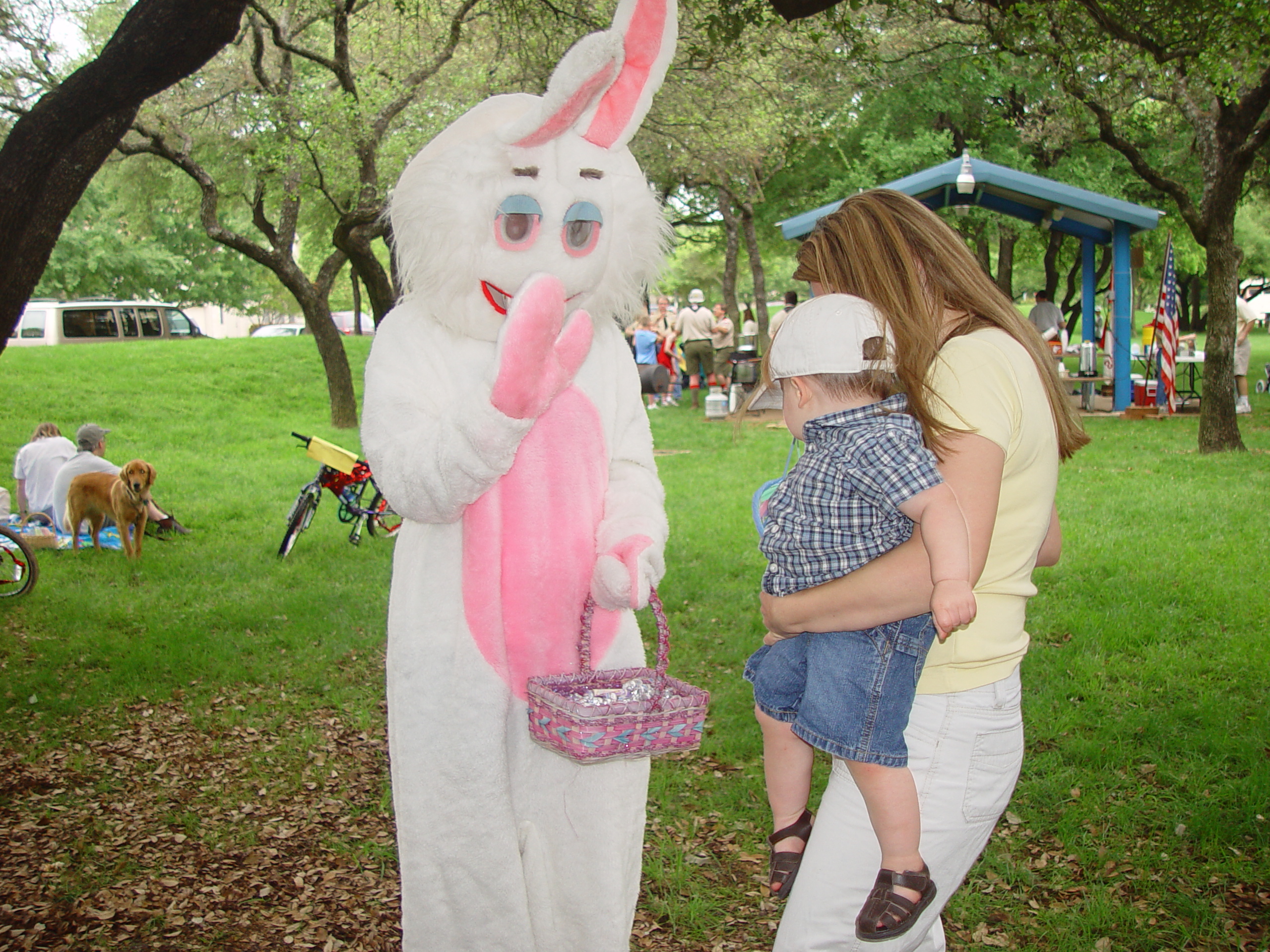 Chad & Sally Come to Visit, Zack's 1st Easter Egg Hunt