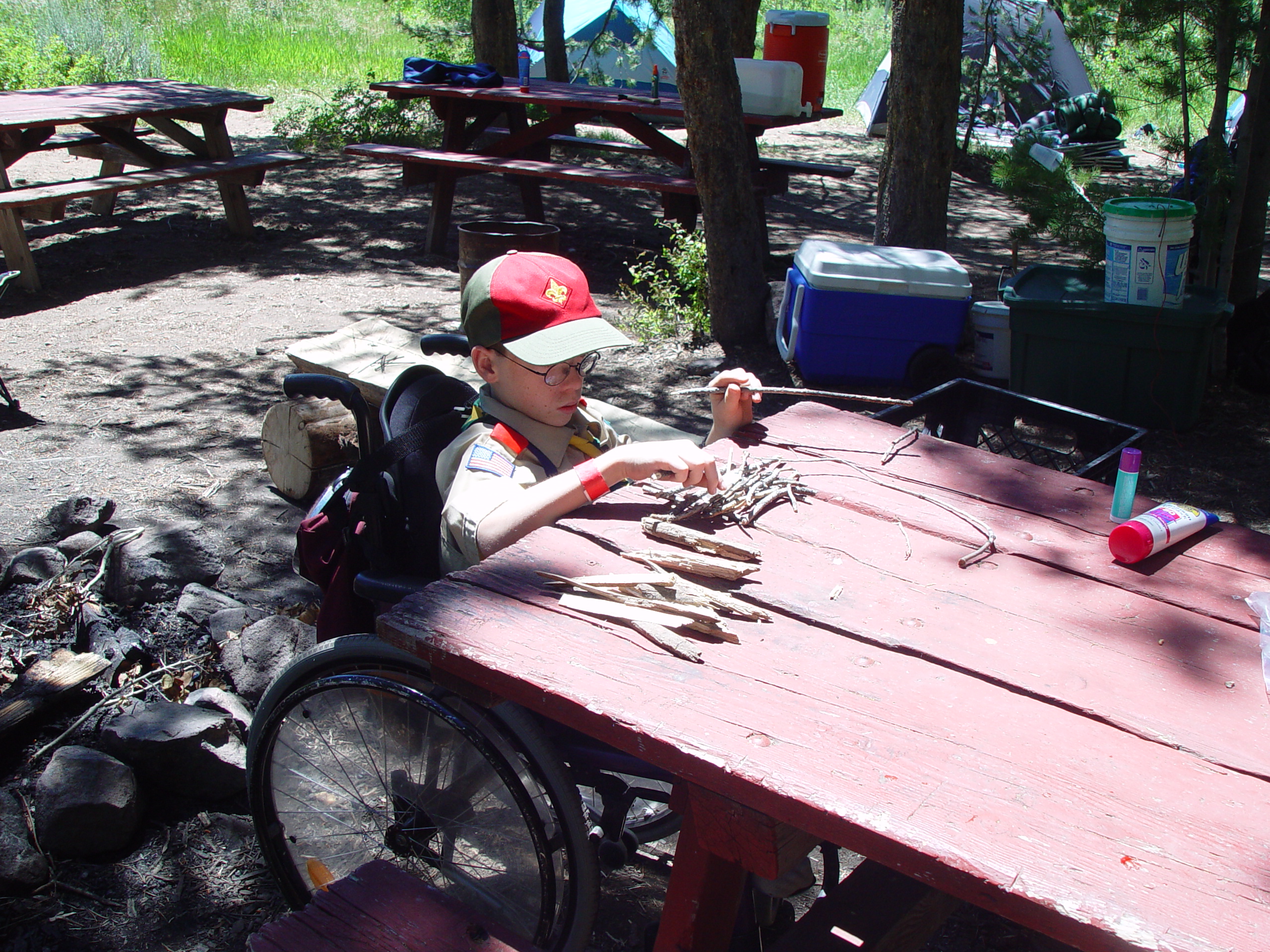 Chris & Ben go to Scout Camp (Camp Bartlett, Idaho)