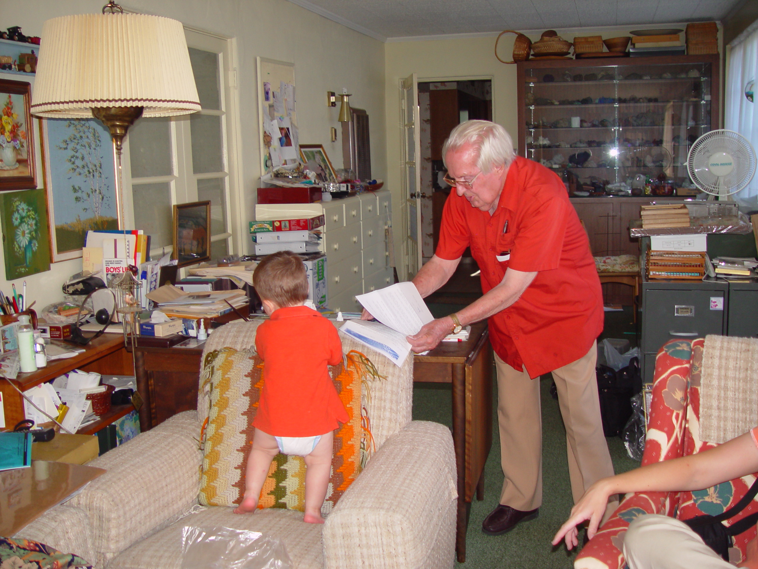 Visiting Grandma & Grandpa Palmer (Castro Valley, California), San Francisco