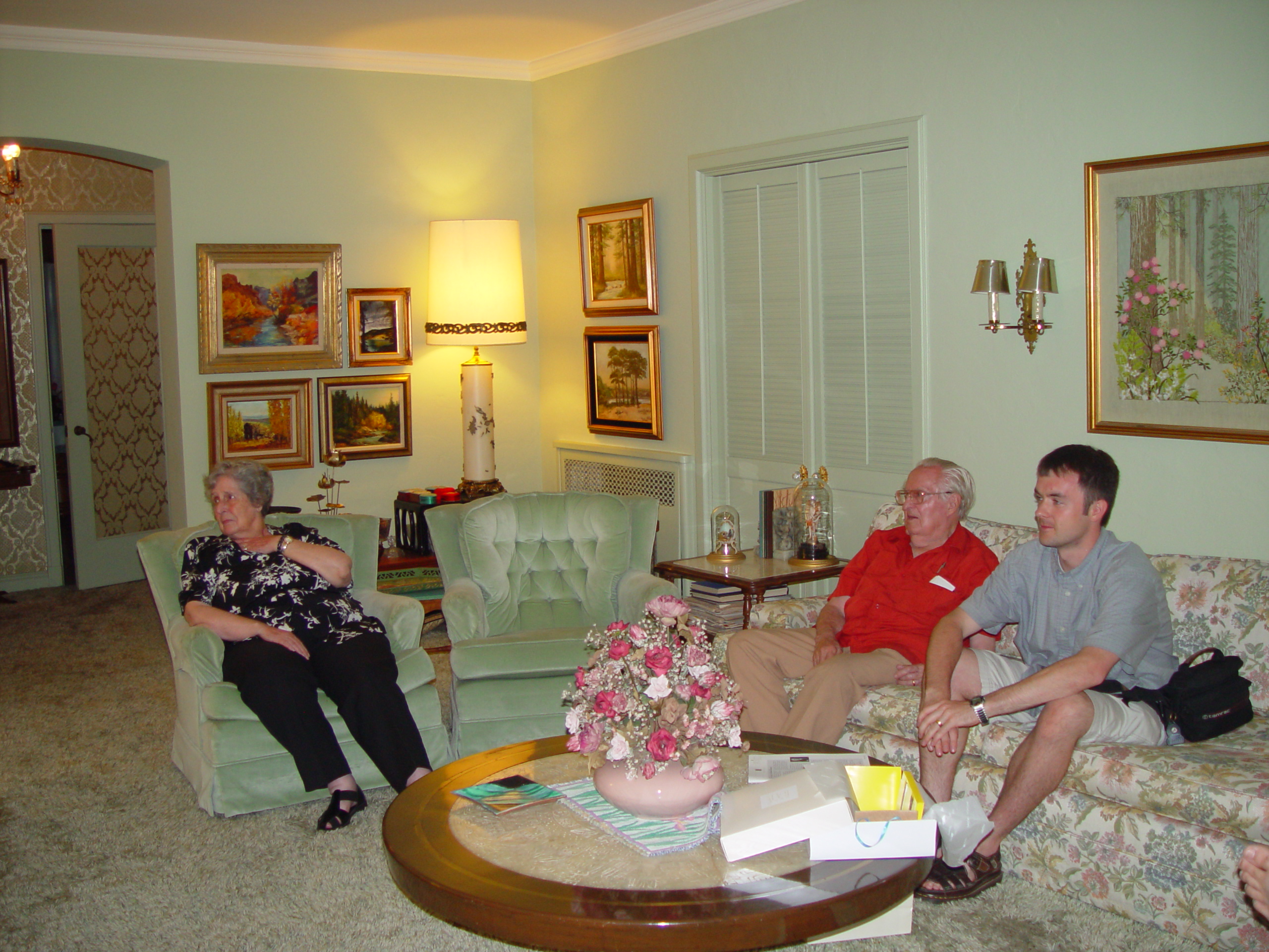 Visiting Grandma & Grandpa Palmer (Castro Valley, California), San Francisco