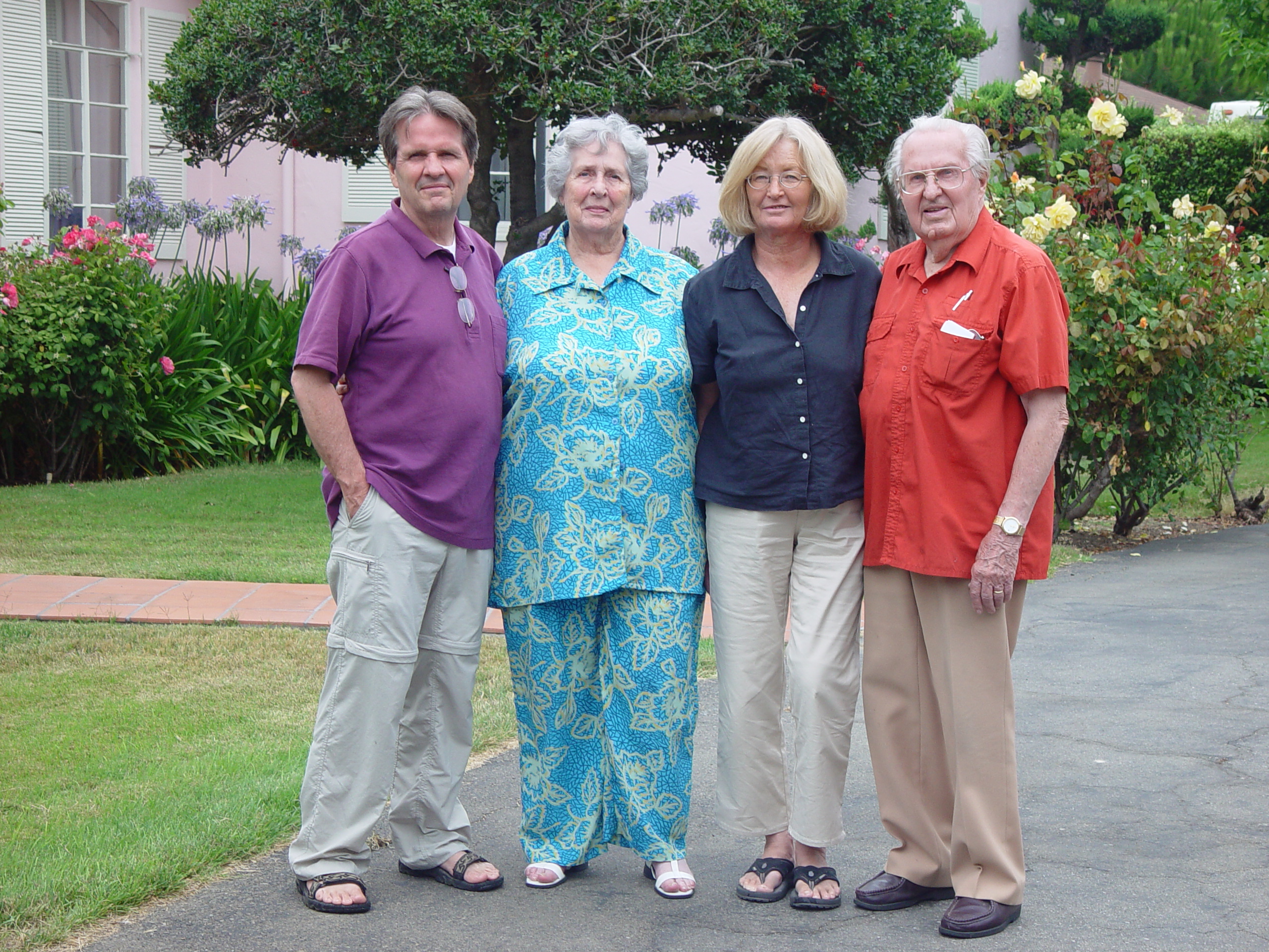 Visiting Grandma & Grandpa Palmer (Castro Valley, California), San Francisco