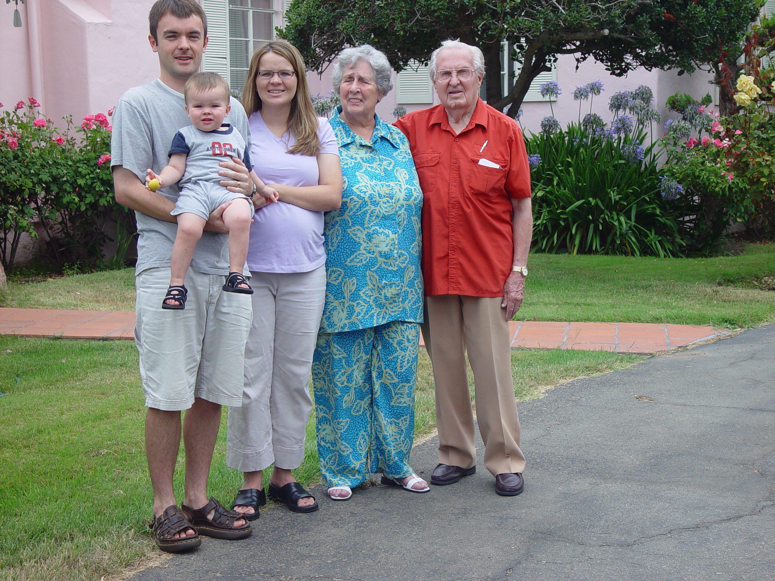 Visiting Grandma & Grandpa Palmer (Castro Valley, California), San Francisco