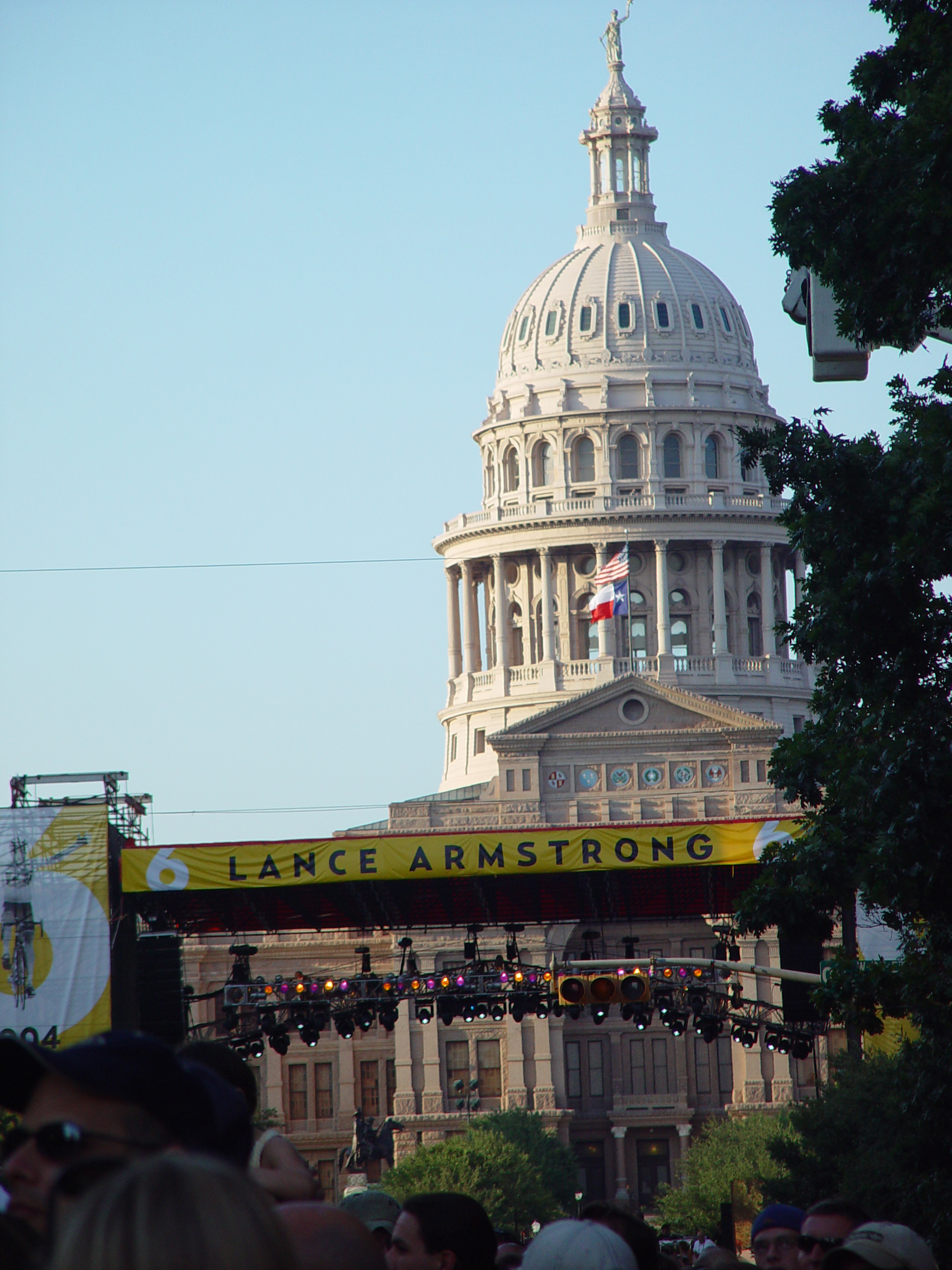 Lance Armstrong's 6th Tour de France Celebration