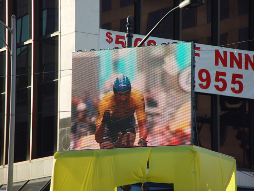 Lance Armstrong's 6th Tour de France Celebration