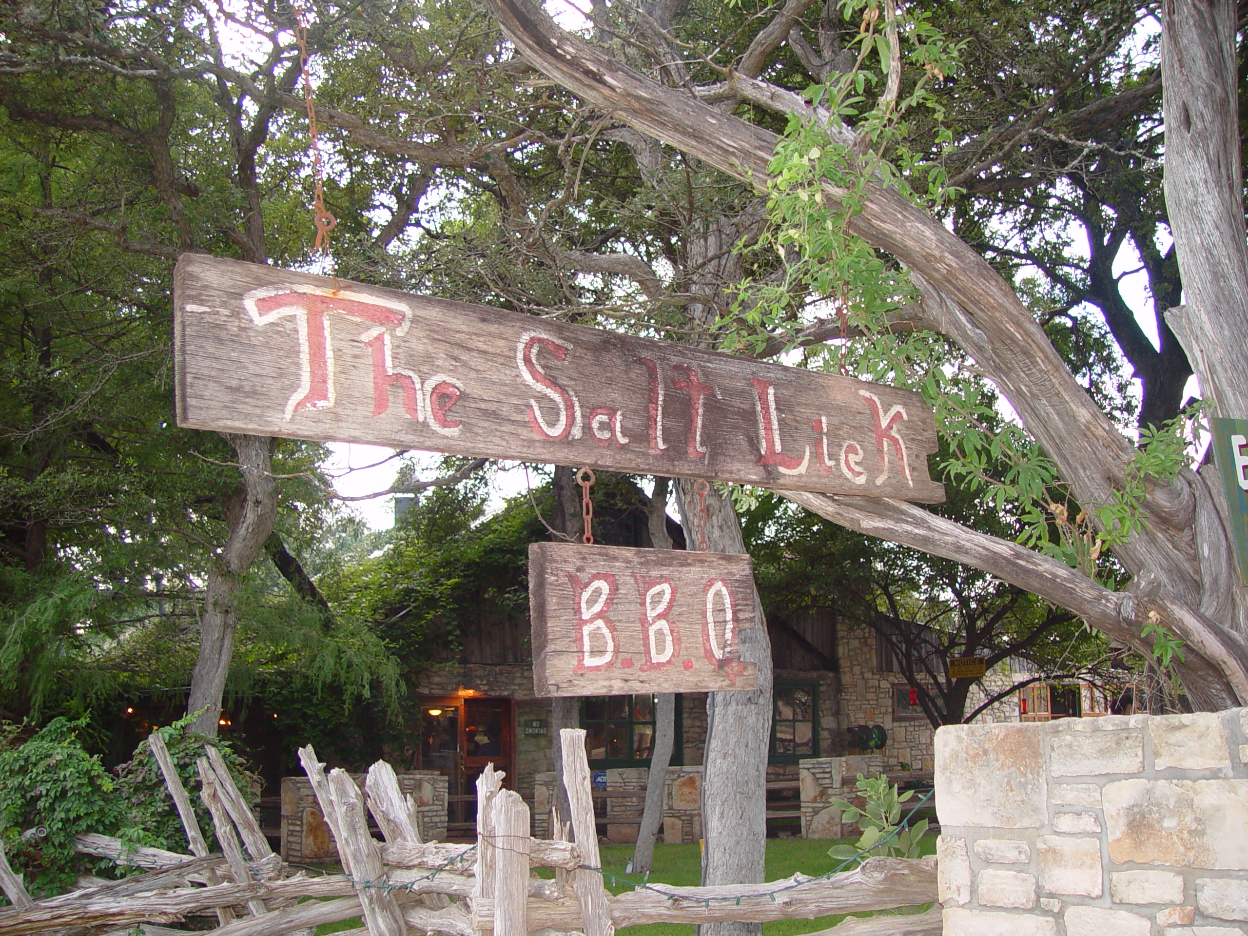 L.B.J. Boyhood Home & Ranch (Johnson City, Texas), The Salt Lick (Driftwood, Texas)