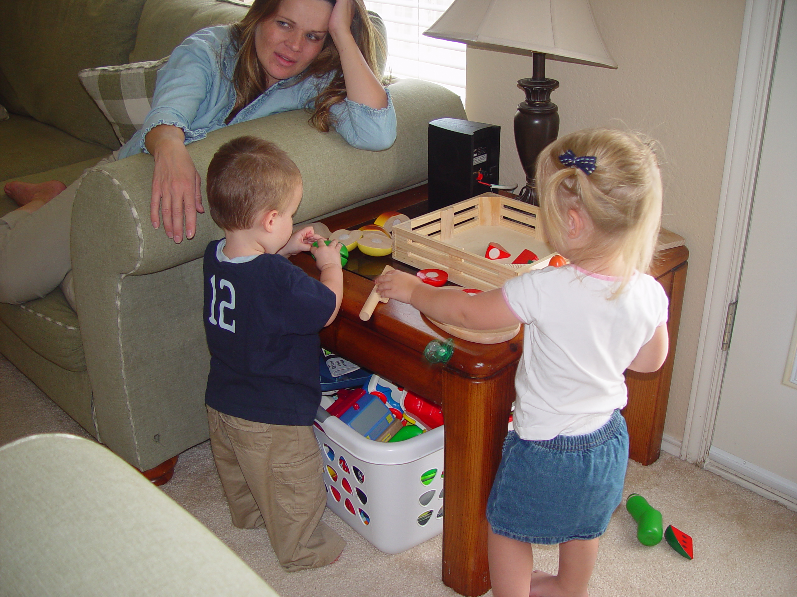 Sarah, Jason, and Hallie Dunn Come To Visit, The Austin Bats