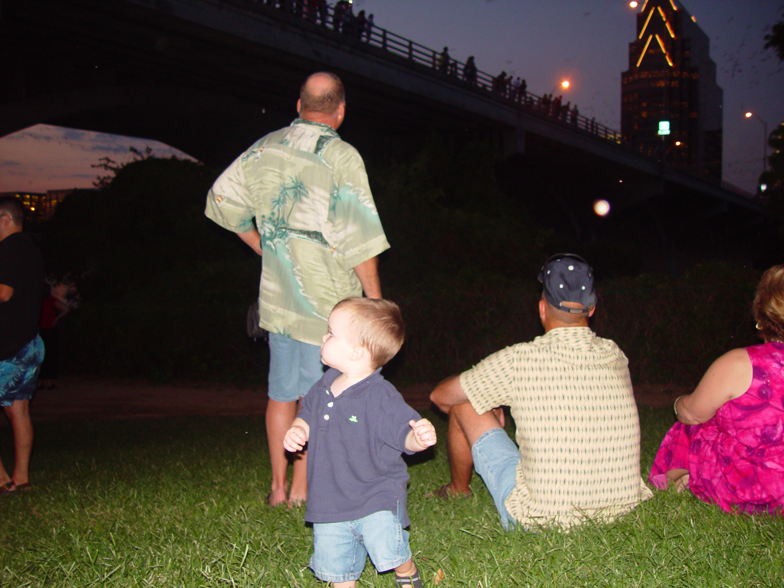 Sarah, Jason, and Hallie Dunn Come To Visit, The Austin Bats