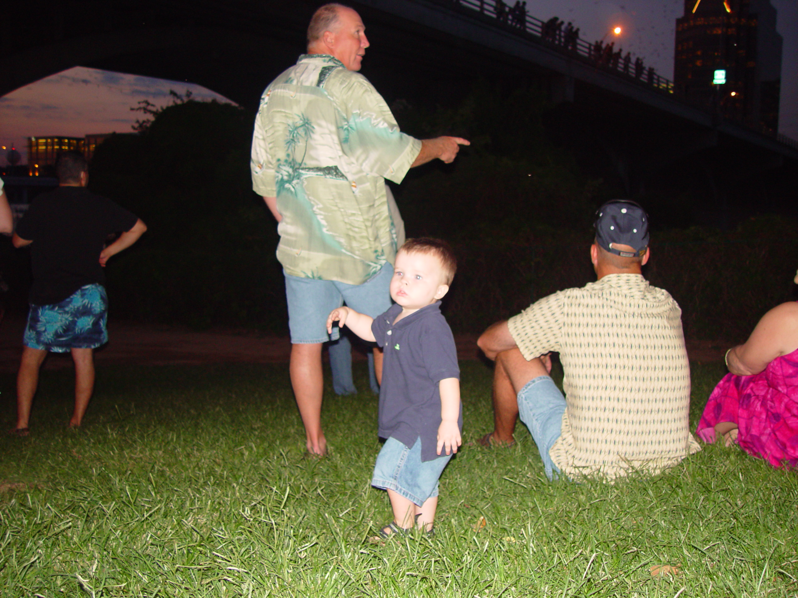 Sarah, Jason, and Hallie Dunn Come To Visit, The Austin Bats