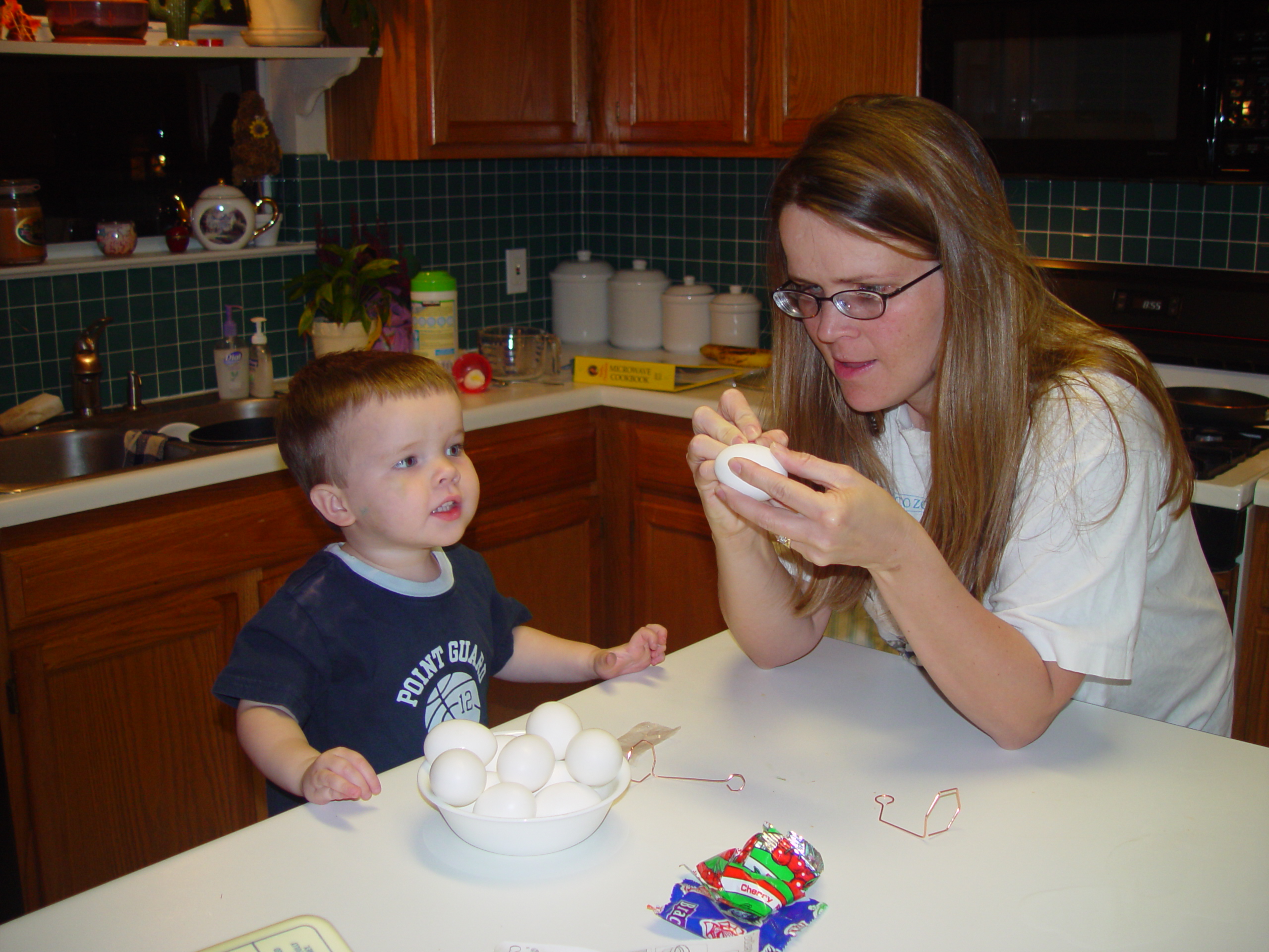 Zack's 1st Black Eye, Easter 2005