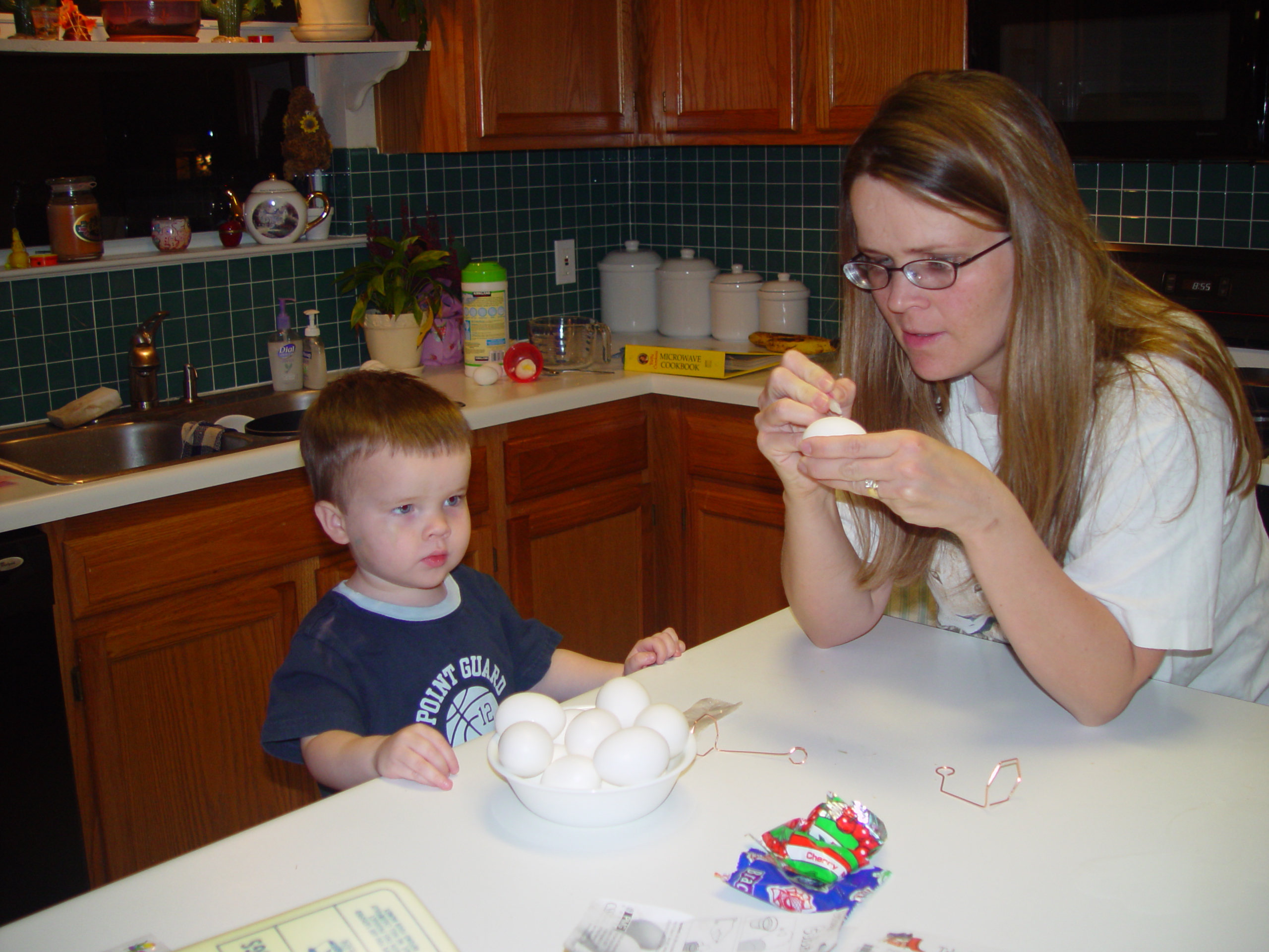 Zack's 1st Black Eye, Easter 2005