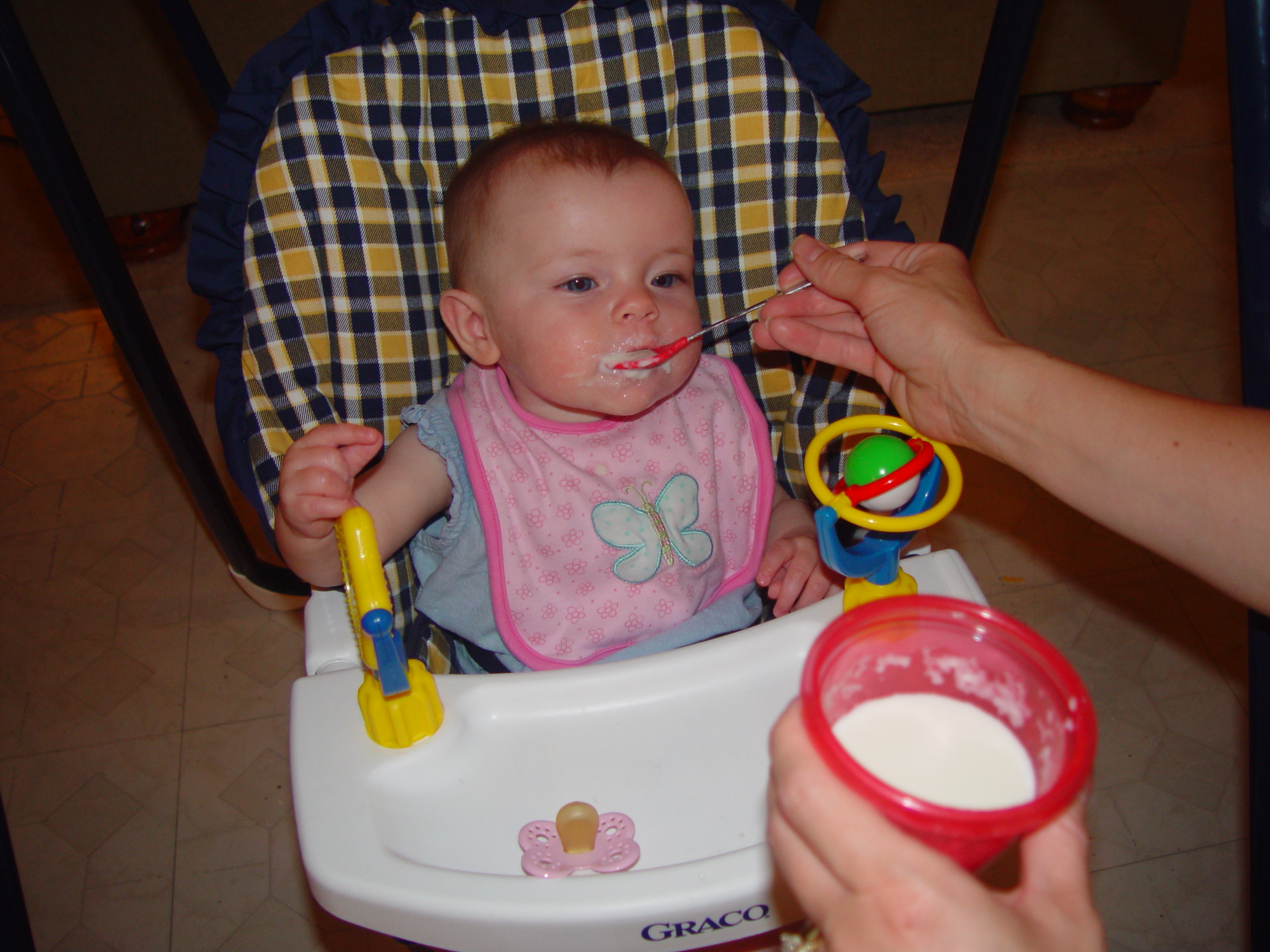 Ava Eats Solid Foods