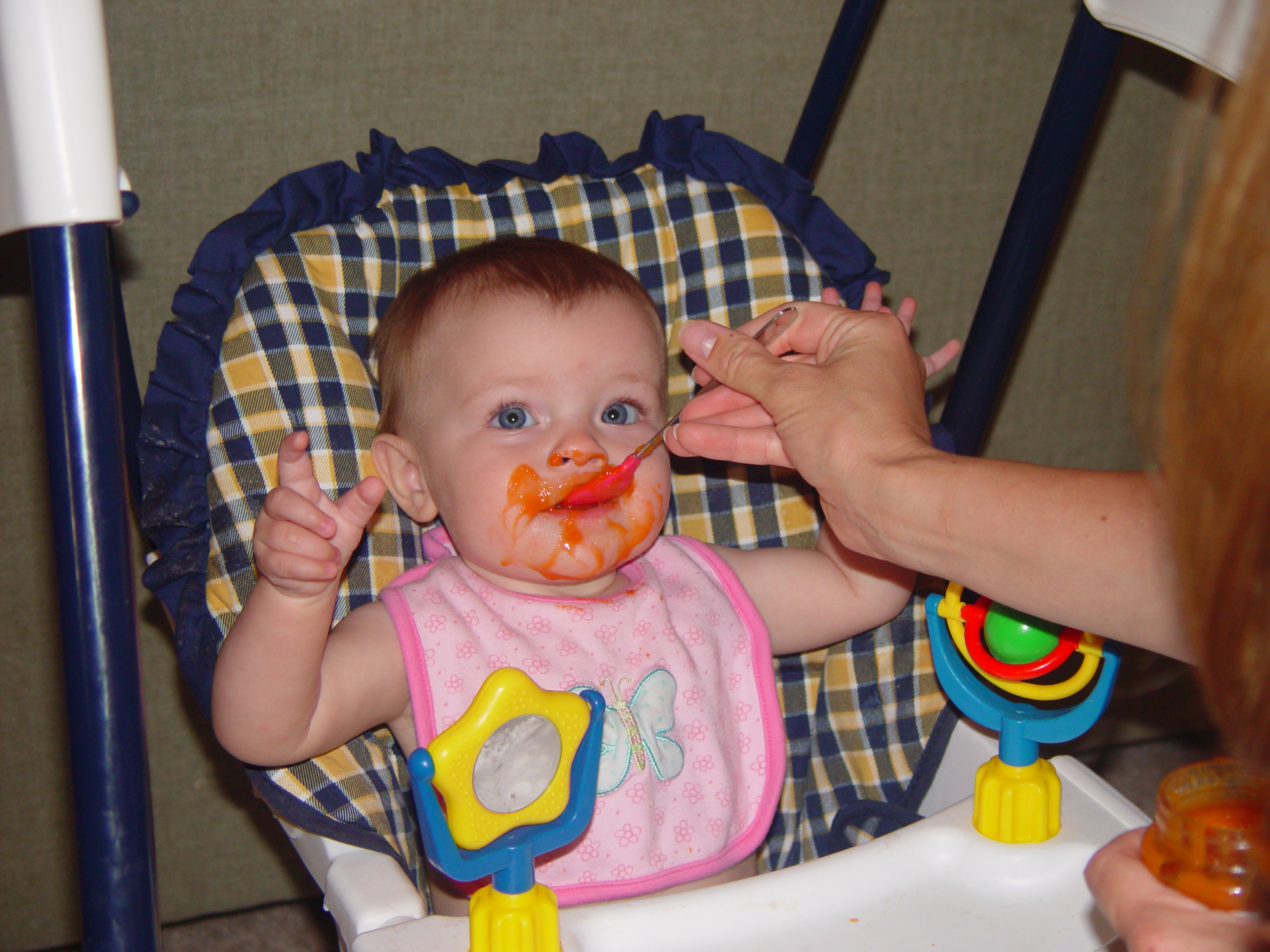 Ava Has Solid Foods, San Antonio Jubilee, Ava's 1st Teeth