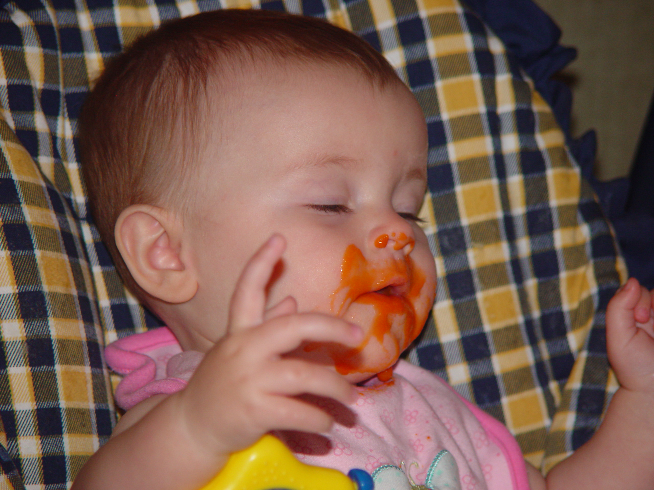 Ava Has Solid Foods, San Antonio Jubilee, Ava's 1st Teeth