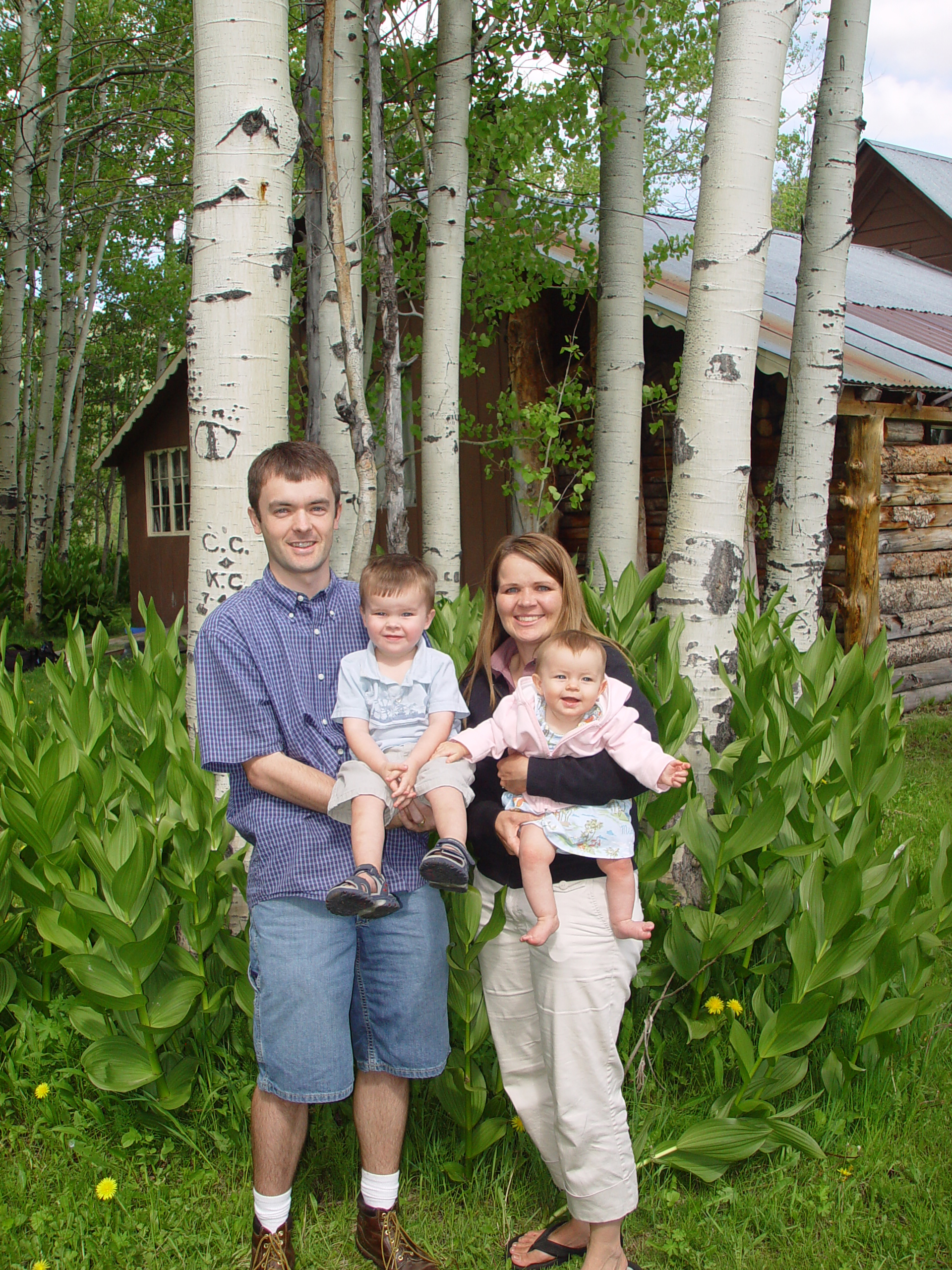 Trip to Utah - Israelsen Cabin (Logan Canyon), Family Pictures