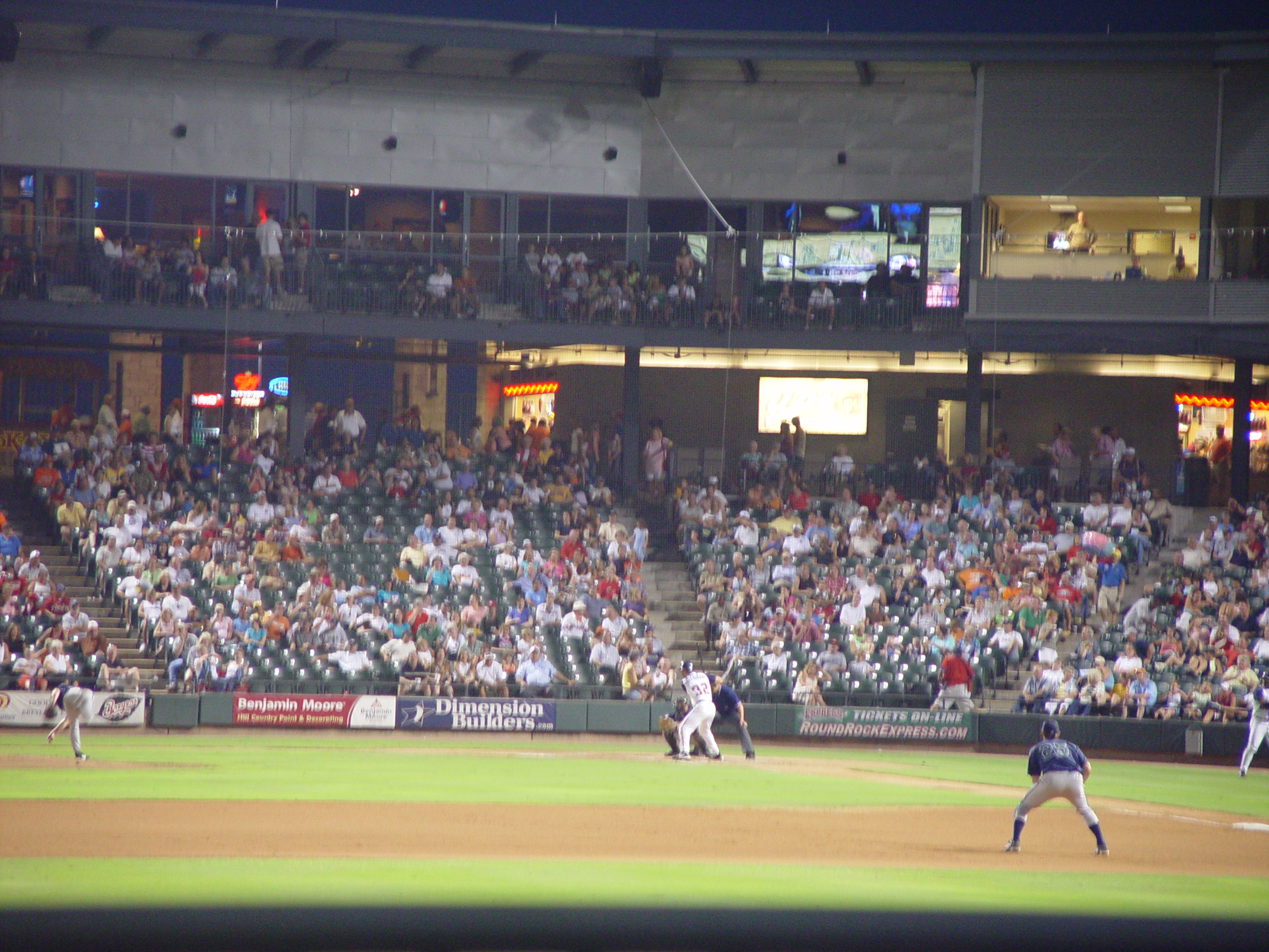 Round Rock Express Baseball Game, 4th of July