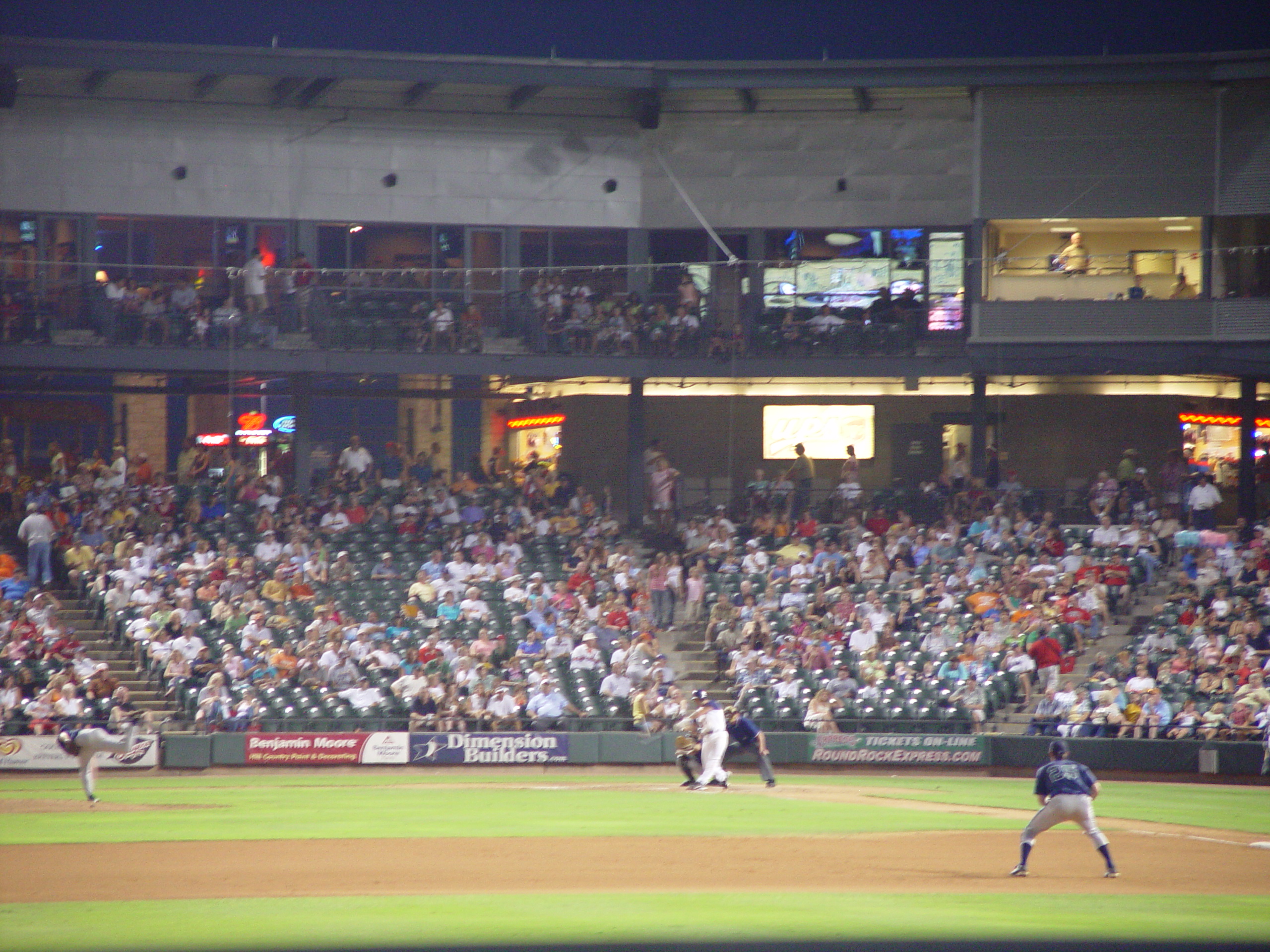 Round Rock Express Baseball Game, 4th of July