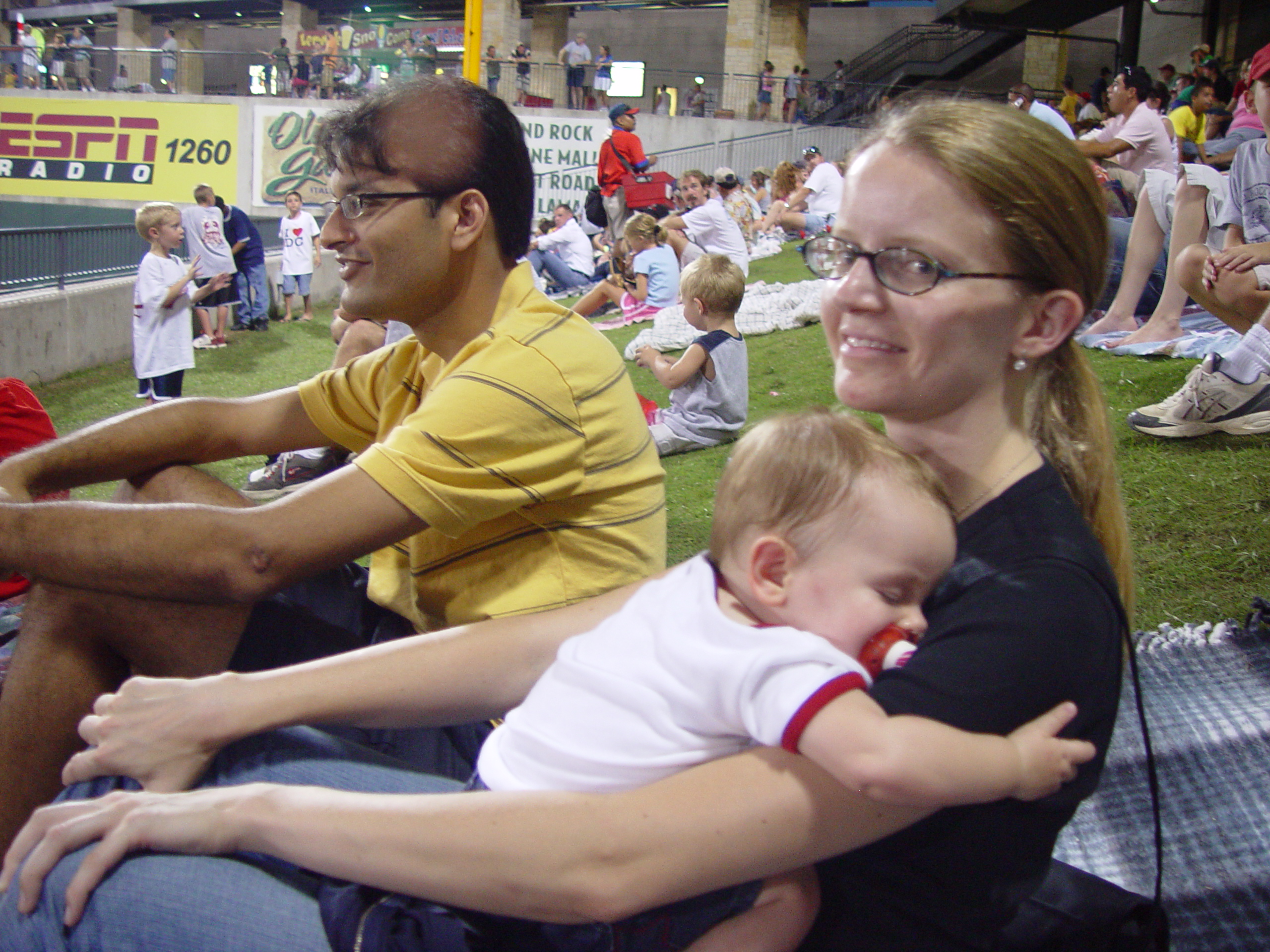 Round Rock Express Baseball Game, 4th of July