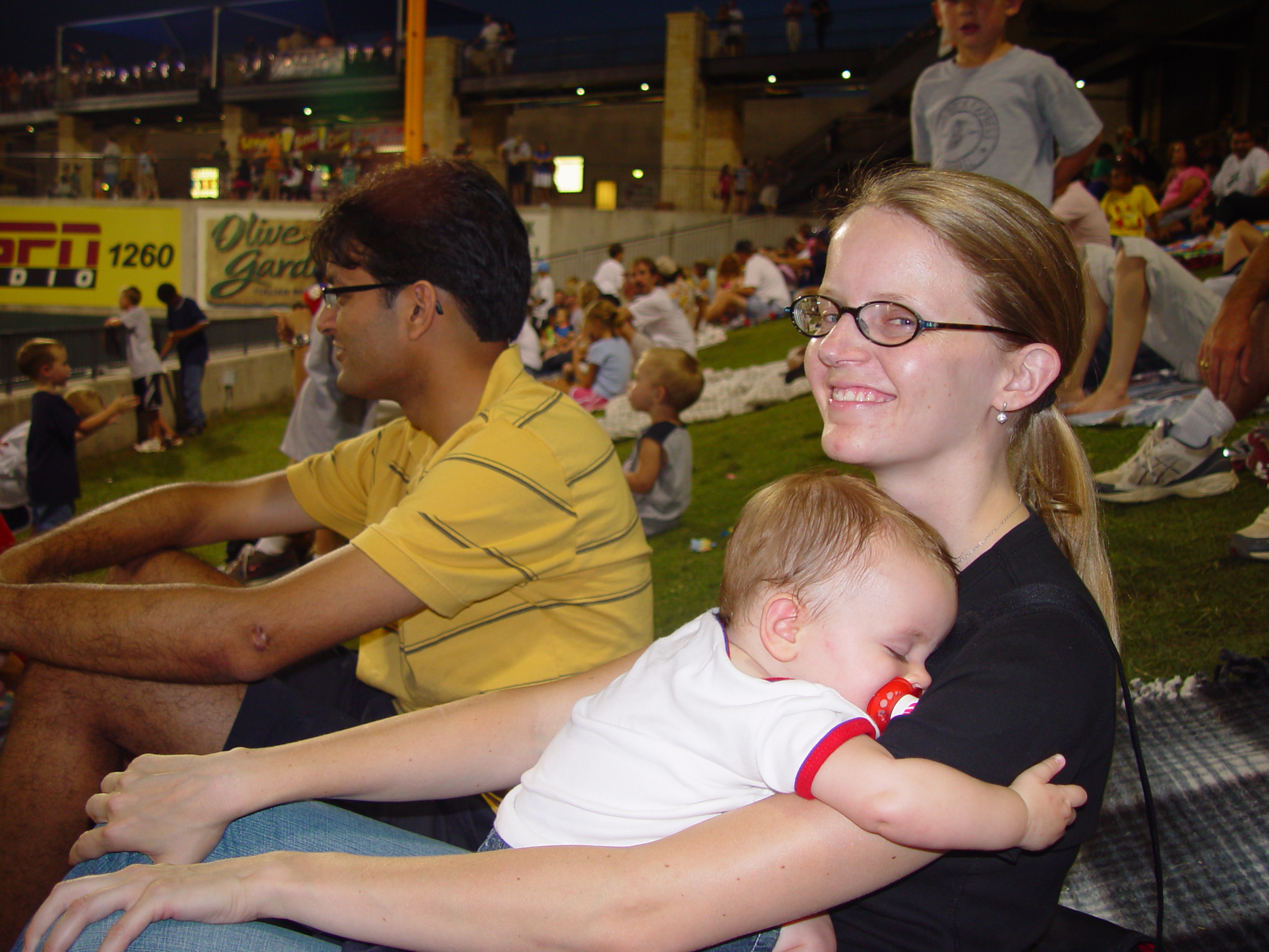 Round Rock Express Baseball Game, 4th of July