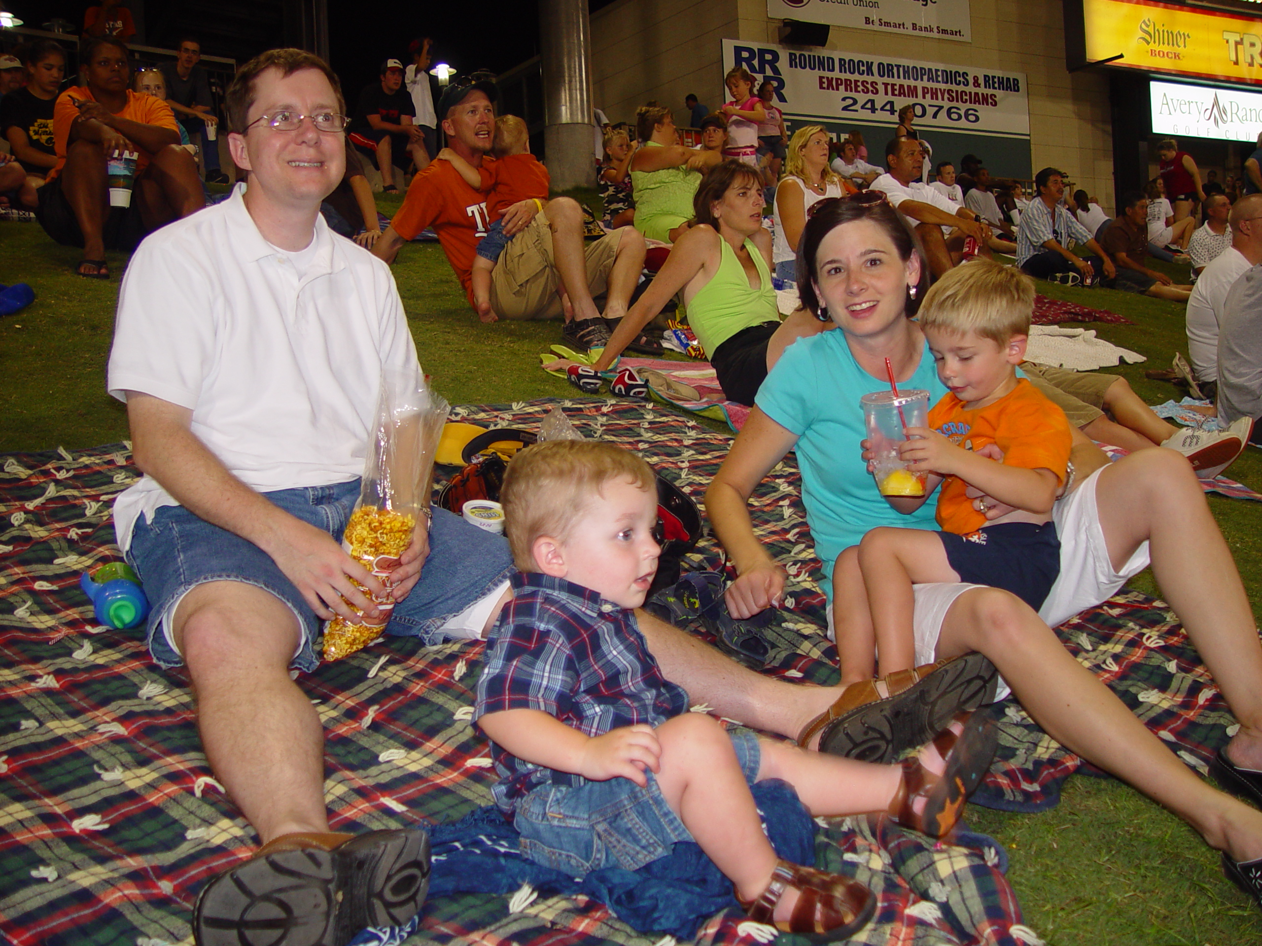 Round Rock Express Baseball Game, 4th of July