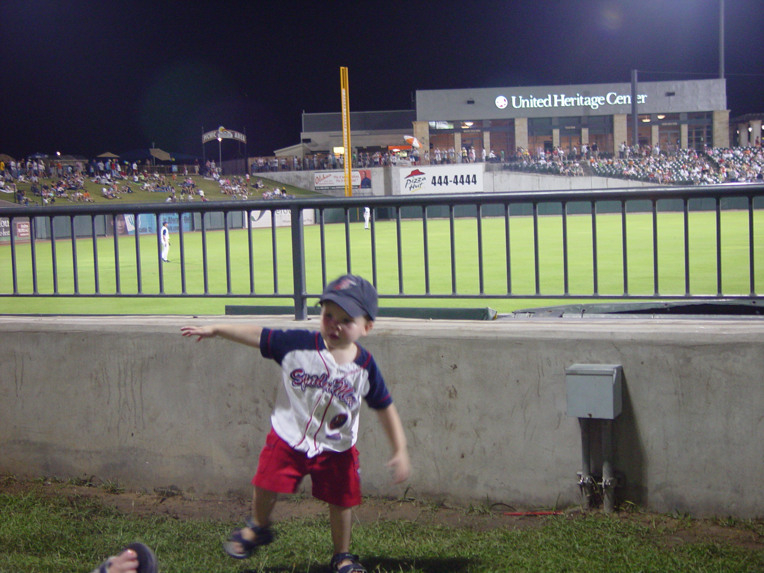 Round Rock Express Baseball Game, 4th of July