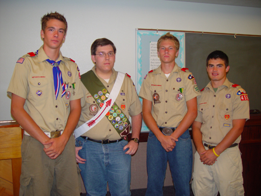 The Israelsen's Come to Visit, Todd Cronin's Eagle Scout Court of Honor