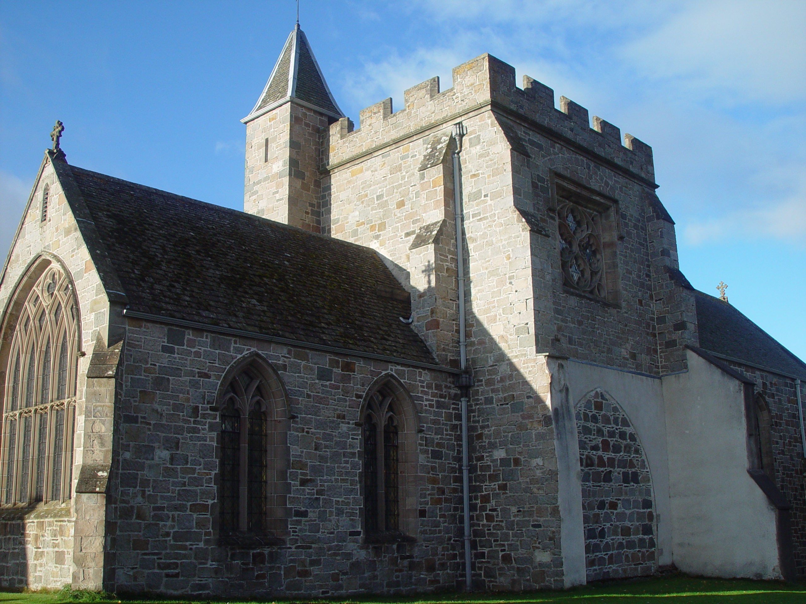 Europe Trip 2005 - Scotland Day 5 (Clunie Lodge (Braemar), Braemar Castle, Glenbuchat Castle, Scottish Highland Cows)