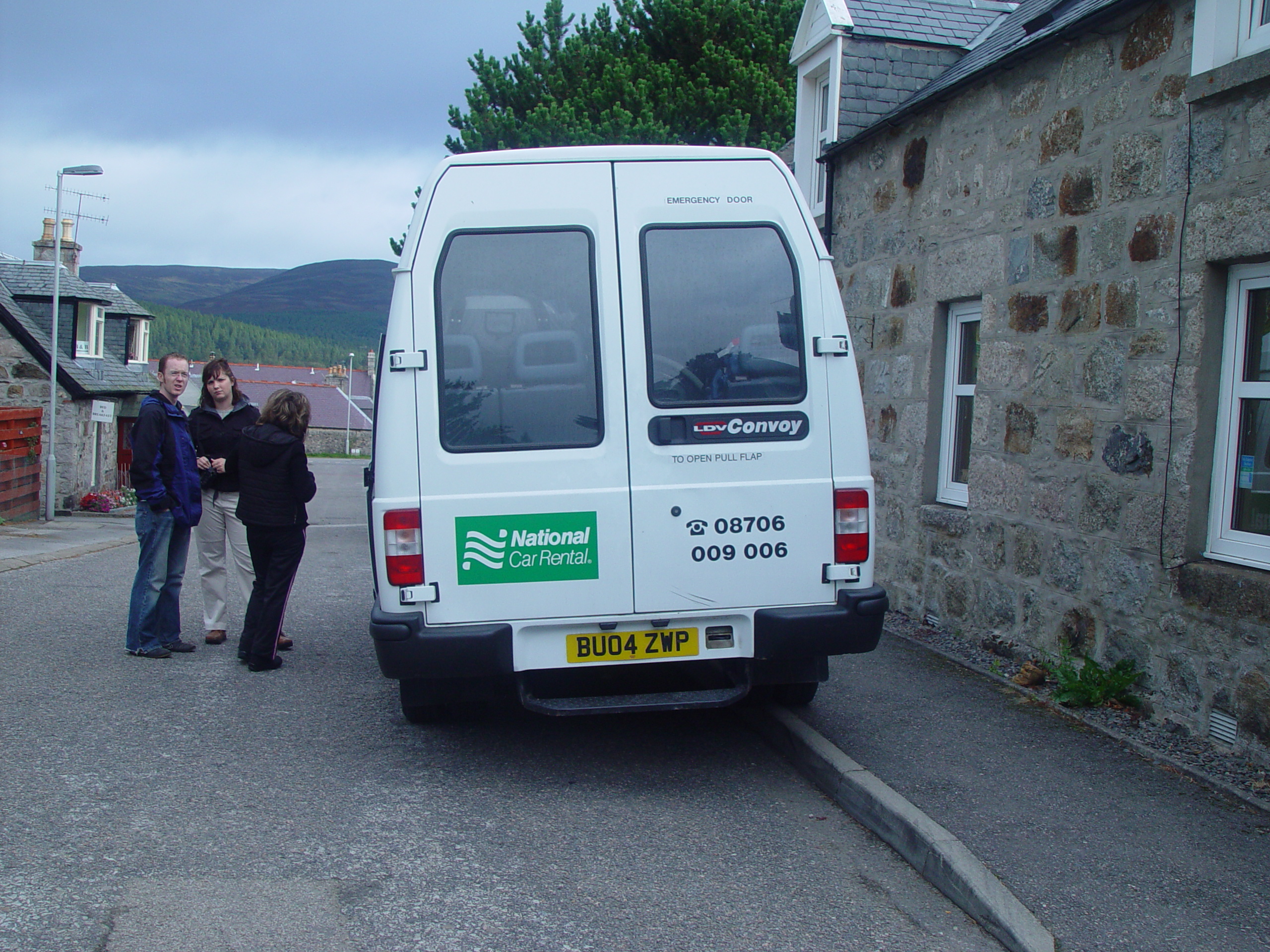 Europe Trip 2005 - Scotland Day 5 (Clunie Lodge (Braemar), Braemar Castle, Glenbuchat Castle, Scottish Highland Cows)