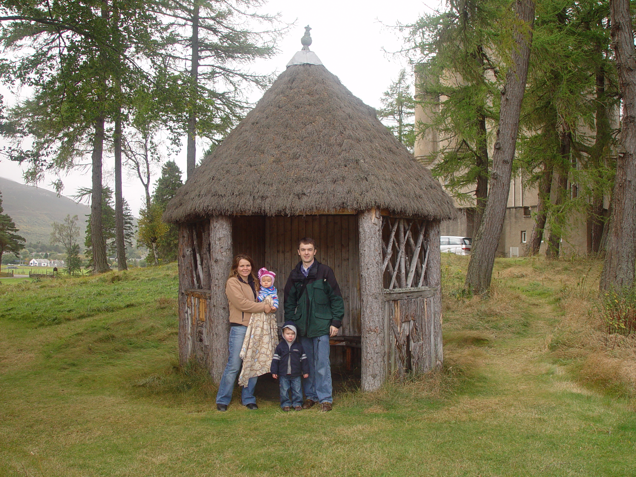 Europe Trip 2005 - Scotland Day 5 (Clunie Lodge (Braemar), Braemar Castle, Glenbuchat Castle, Scottish Highland Cows)