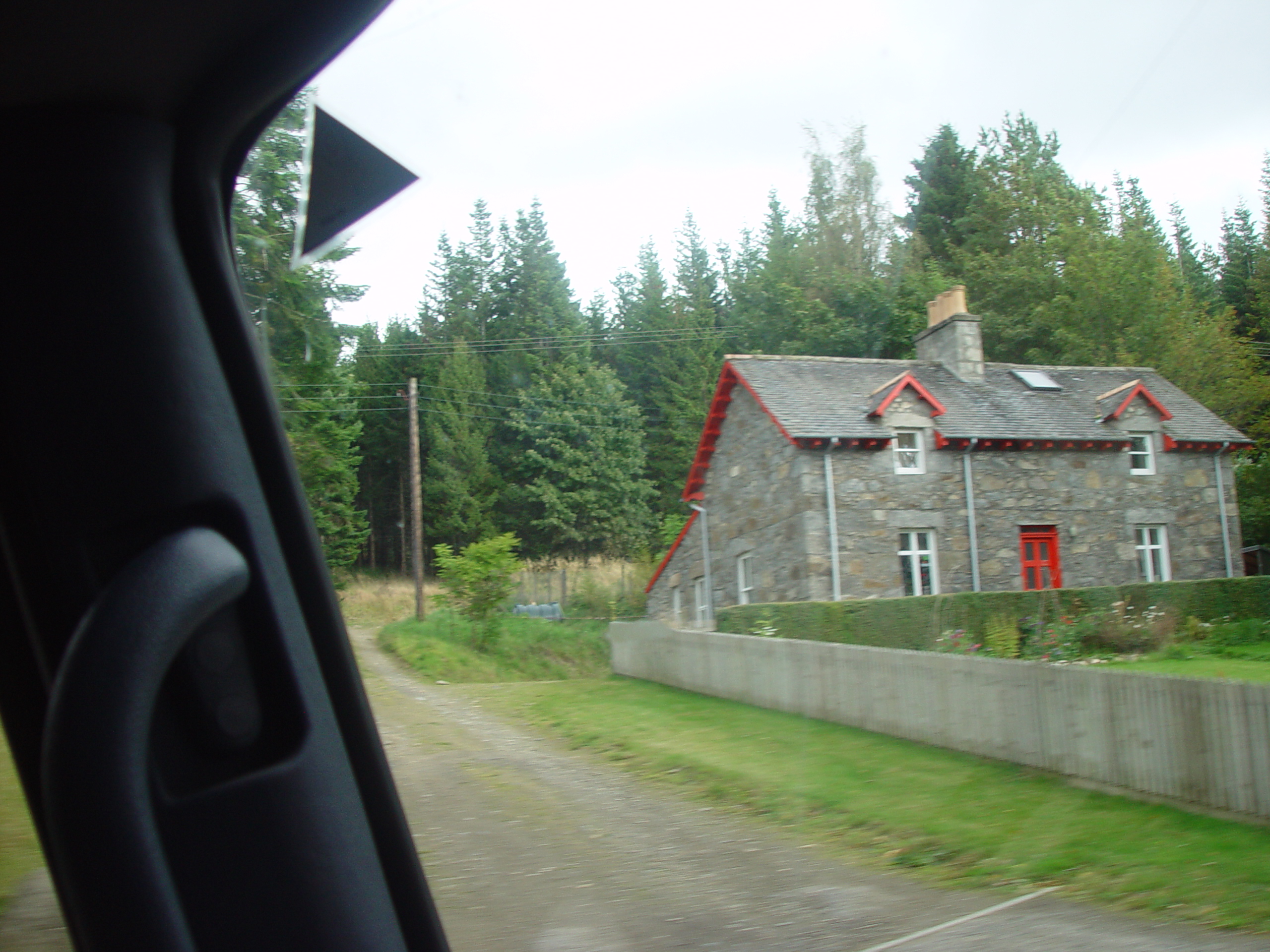 Europe Trip 2005 - Scotland Day 5 (Clunie Lodge (Braemar), Braemar Castle, Glenbuchat Castle, Scottish Highland Cows)