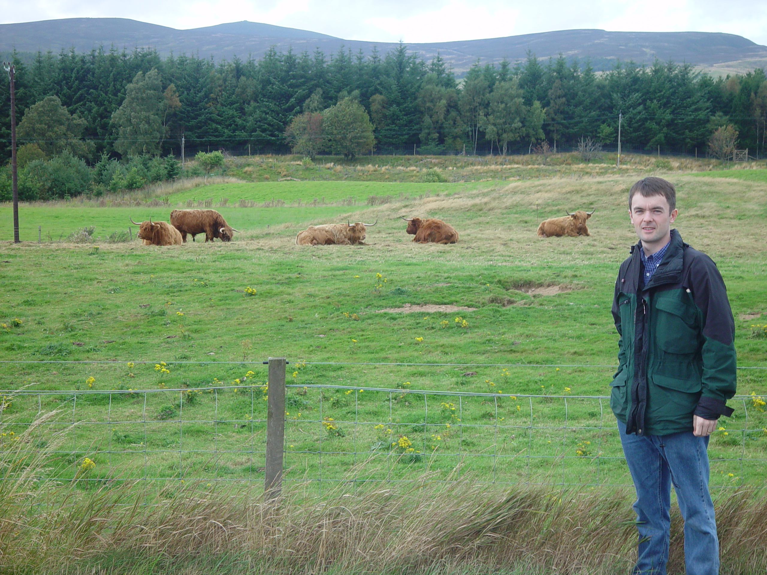 Europe Trip 2005 - Scotland Day 5 (Clunie Lodge (Braemar), Braemar Castle, Glenbuchat Castle, Scottish Highland Cows)