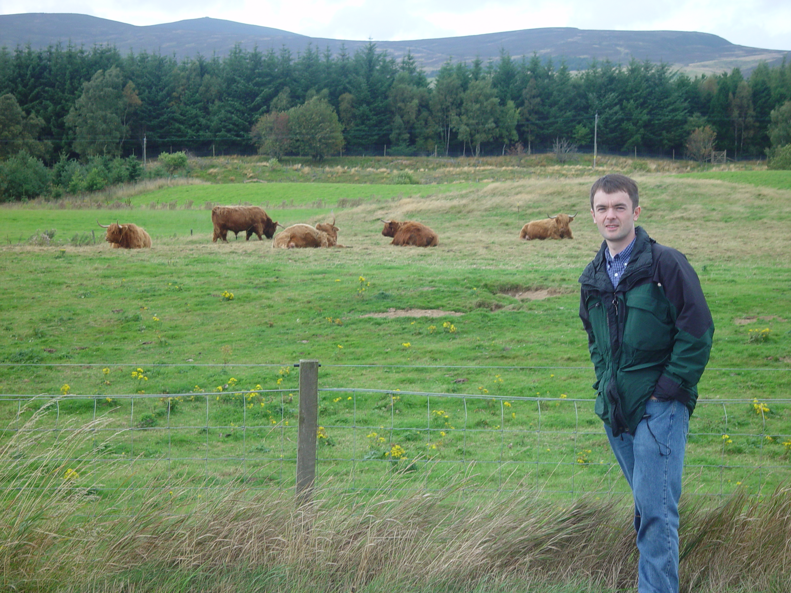 Europe Trip 2005 - Scotland Day 5 (Clunie Lodge (Braemar), Braemar Castle, Glenbuchat Castle, Scottish Highland Cows)