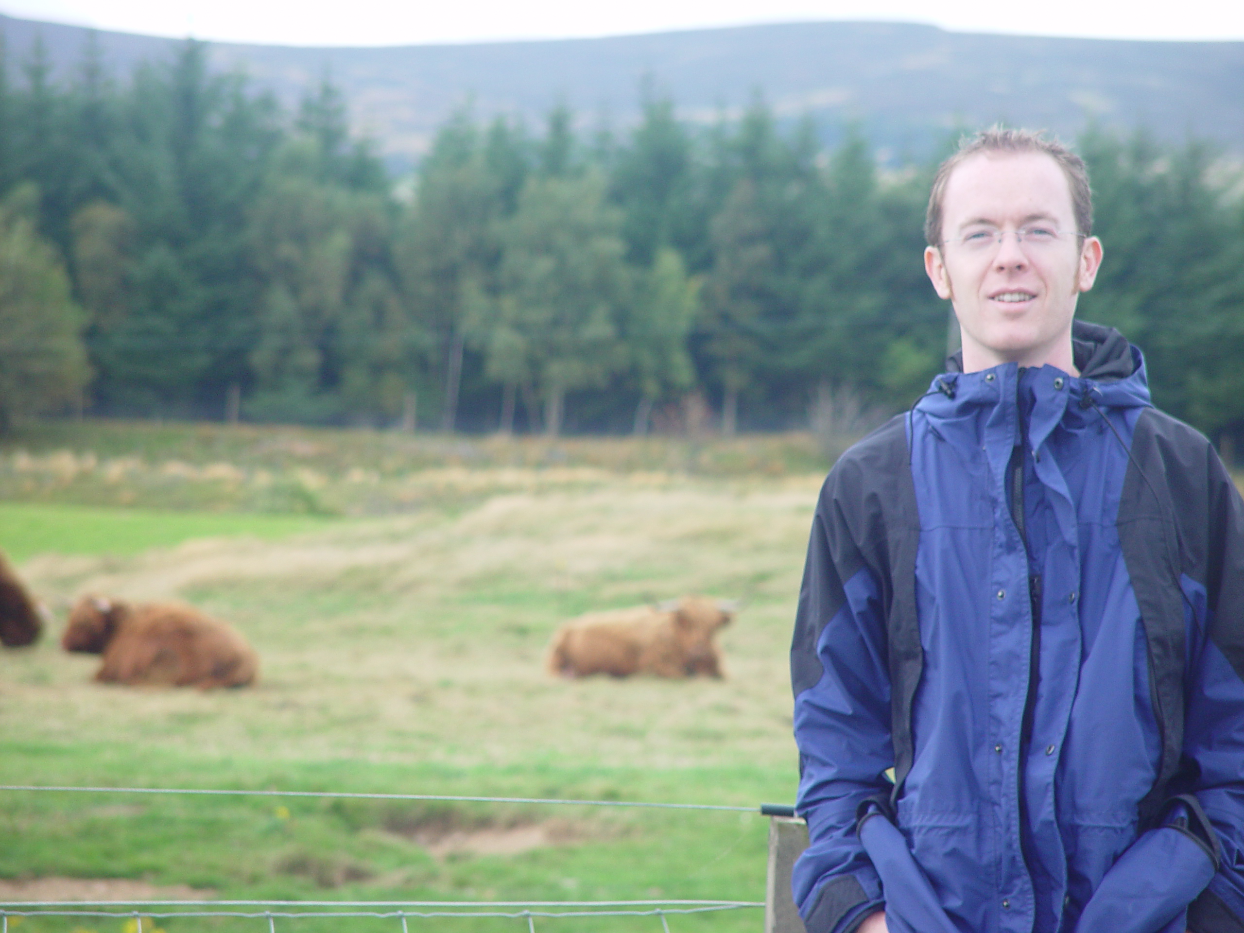 Europe Trip 2005 - Scotland Day 5 (Clunie Lodge (Braemar), Braemar Castle, Glenbuchat Castle, Scottish Highland Cows)