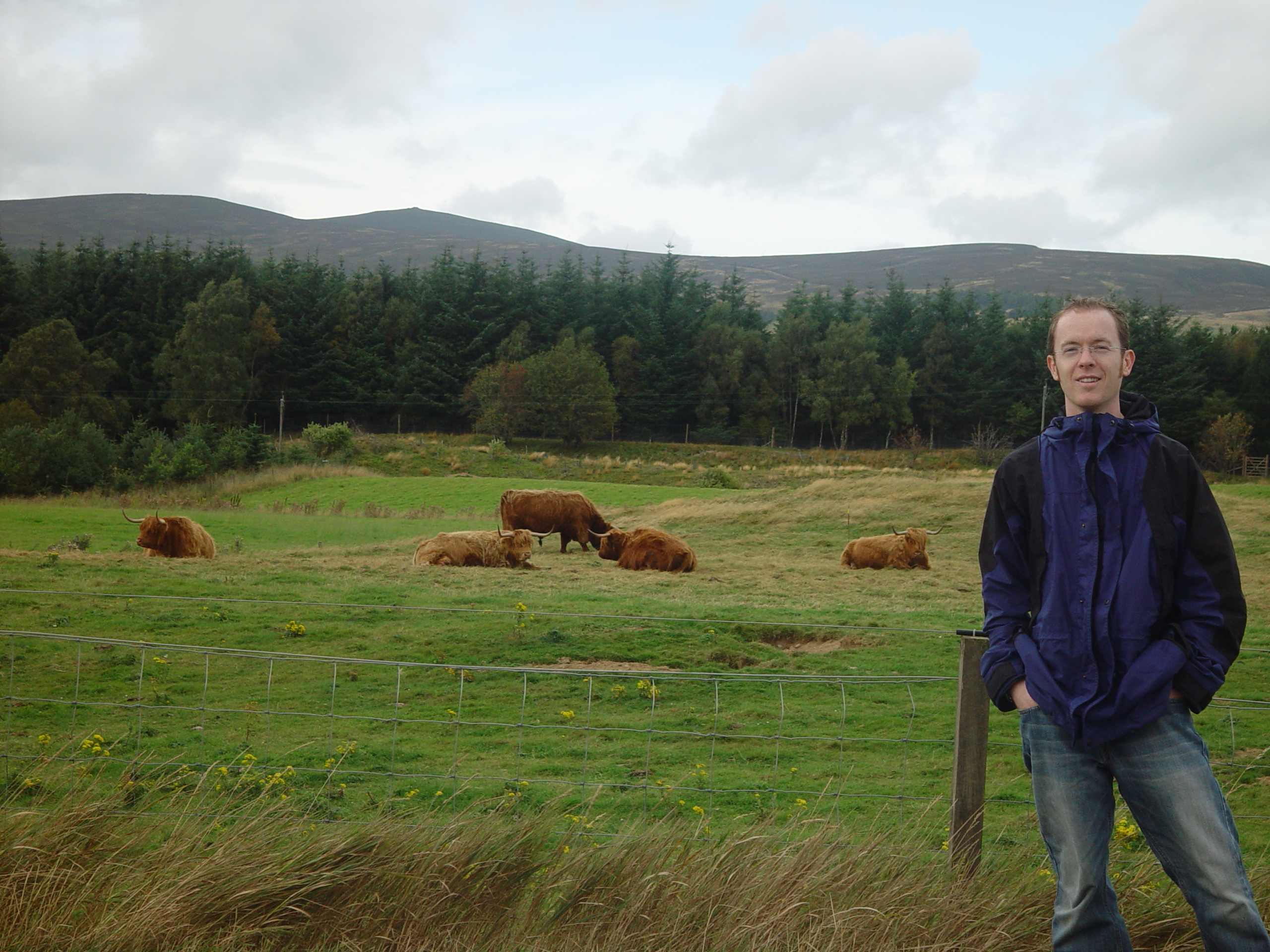 Europe Trip 2005 - Scotland Day 5 (Clunie Lodge (Braemar), Braemar Castle, Glenbuchat Castle, Scottish Highland Cows)