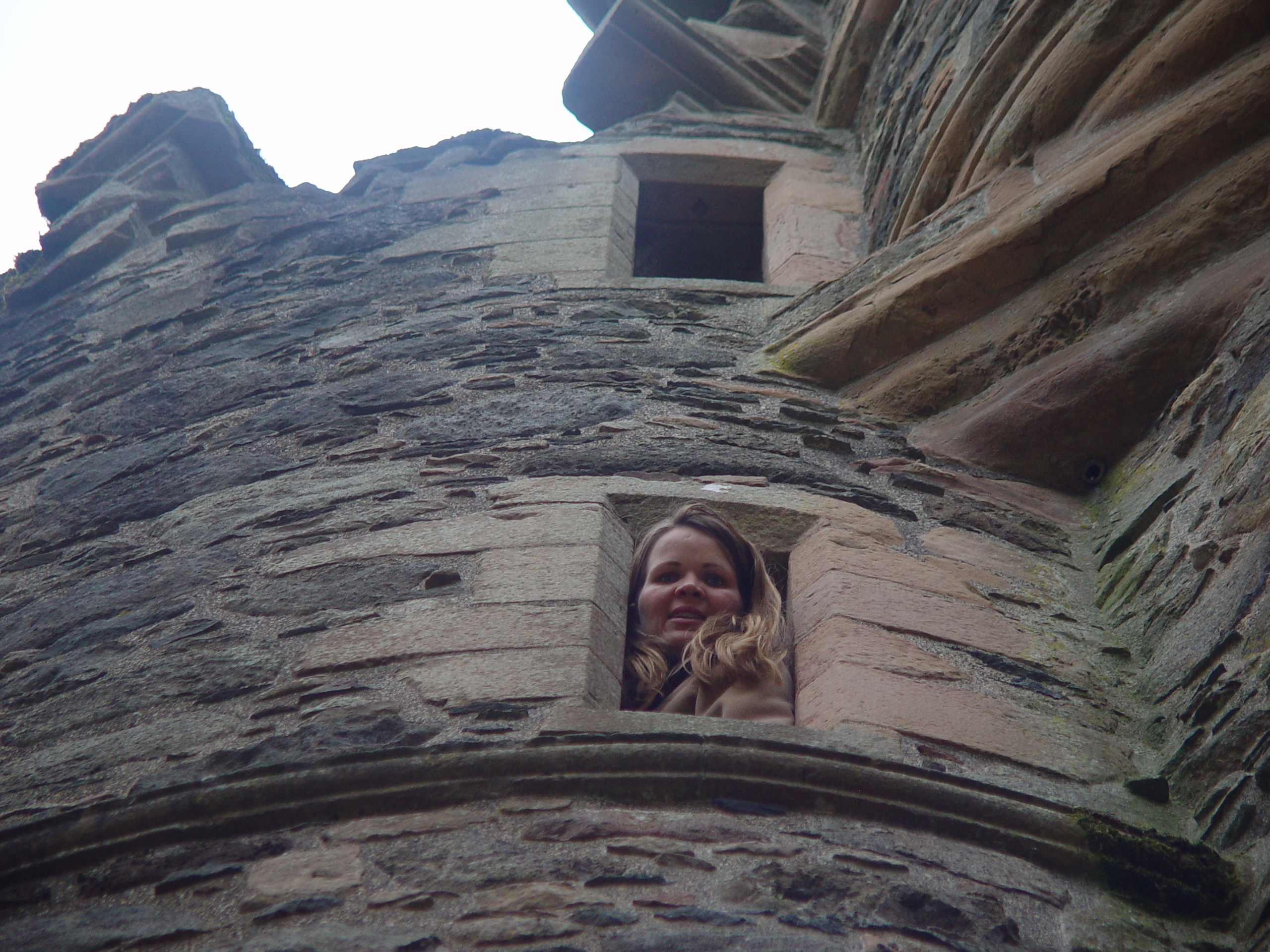 Europe Trip 2005 - Scotland Day 5 (Davie McTavish (Huntly), Kathy Nicholson (Huntly), Huntly Castle)