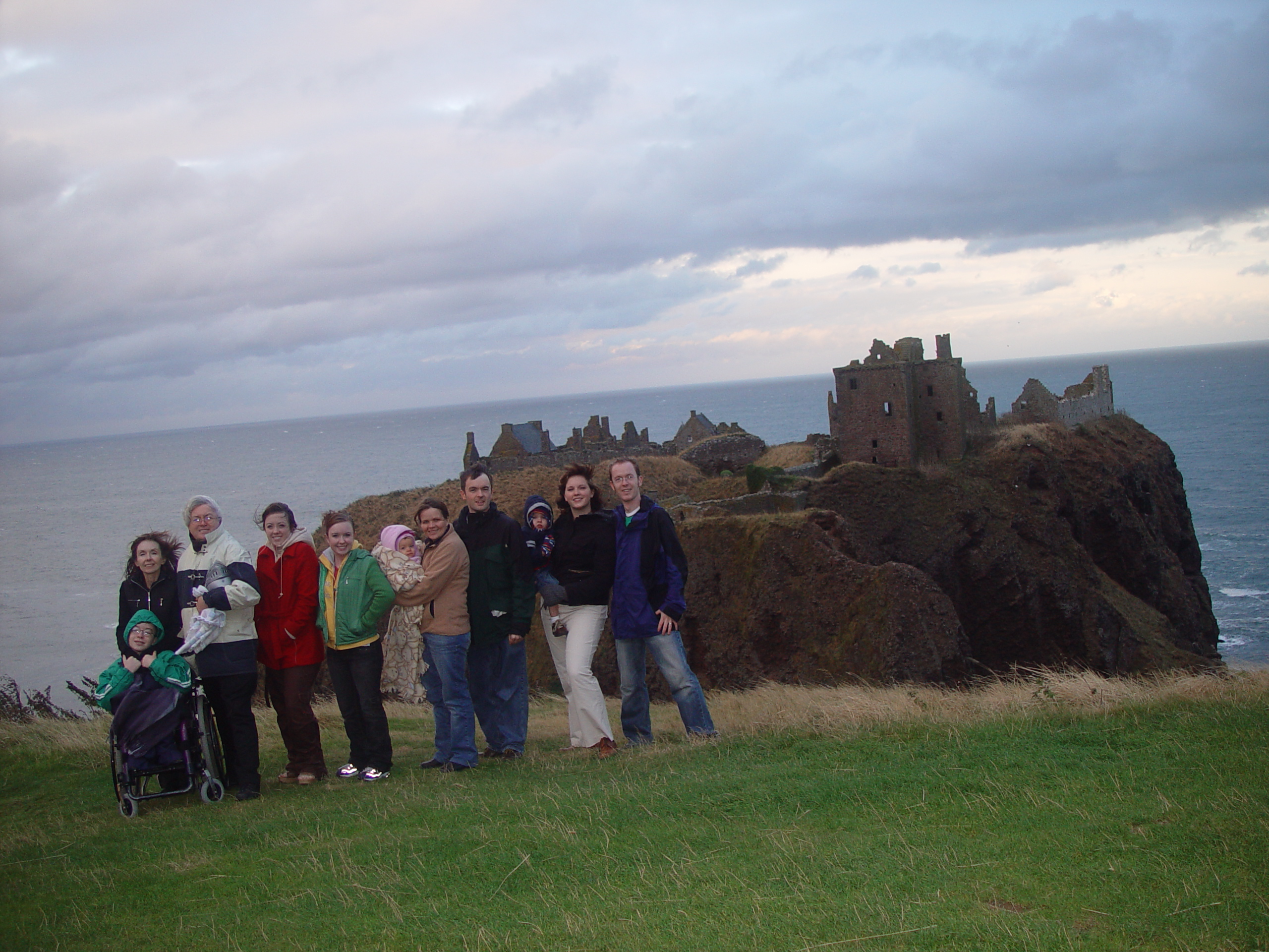 Europe Trip 2005 - Scotland Day 5 (Dunnottar Castle, Dundee: The Scott Boys (Michael, Wayne, & Lee), Betty & Jean))