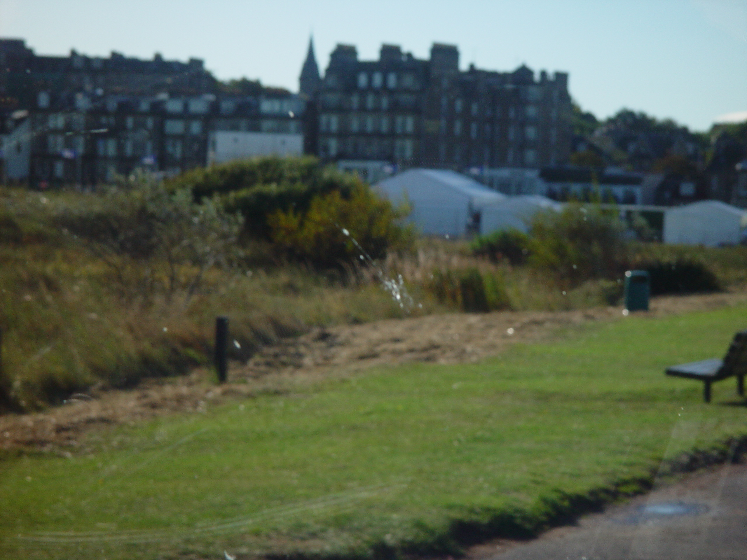 Europe Trip 2005 - Scotland Day 6 (St. Andrews: Old Course, Ahmad Rashad, Dunhill Links, St. Andrews Cathedral)