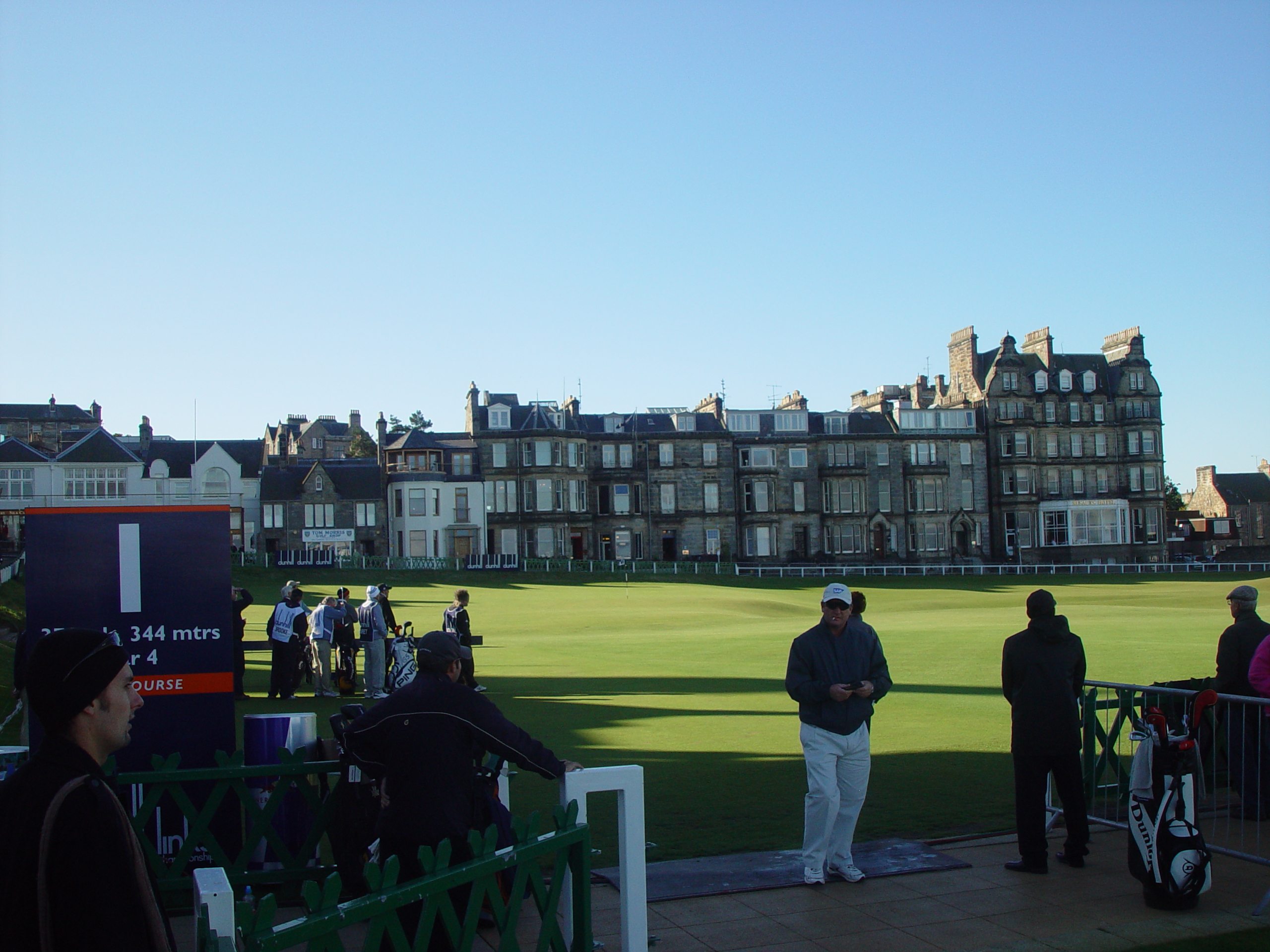 Europe Trip 2005 - Scotland Day 6 (St. Andrews: Old Course, Ahmad Rashad, Dunhill Links, St. Andrews Cathedral)