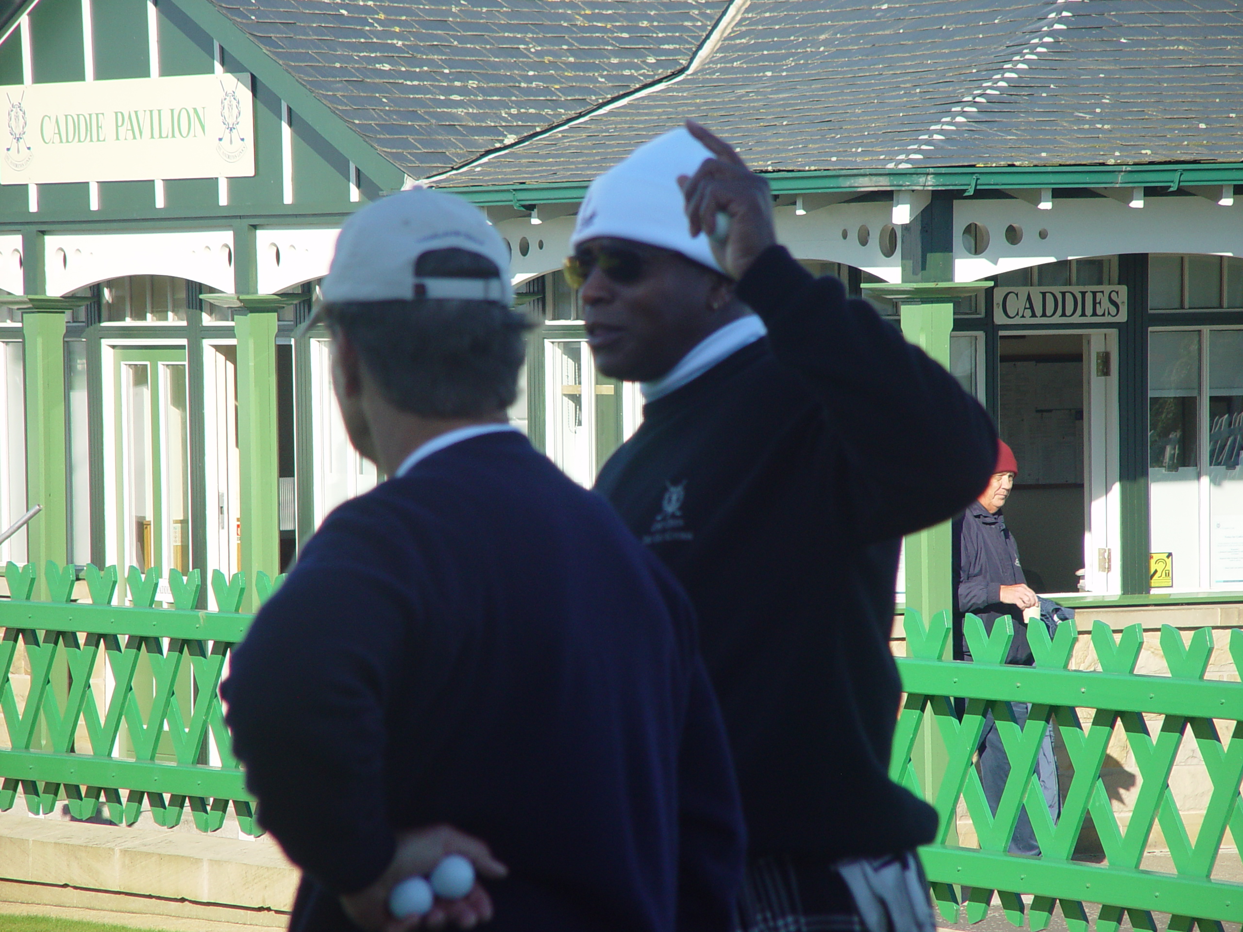 Europe Trip 2005 - Scotland Day 6 (St. Andrews: Old Course, Ahmad Rashad, Dunhill Links, St. Andrews Cathedral)