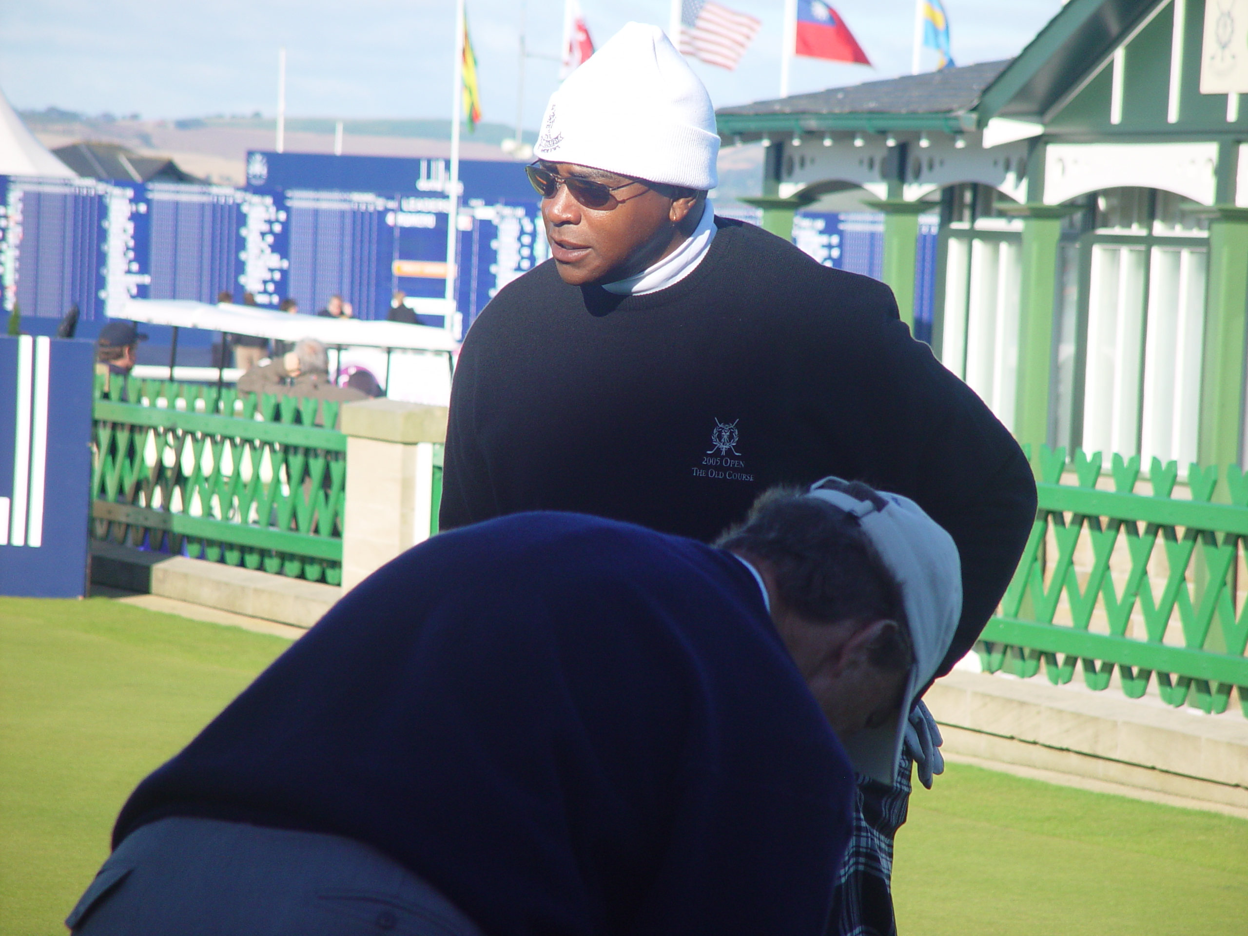 Europe Trip 2005 - Scotland Day 6 (St. Andrews: Old Course, Ahmad Rashad, Dunhill Links, St. Andrews Cathedral)