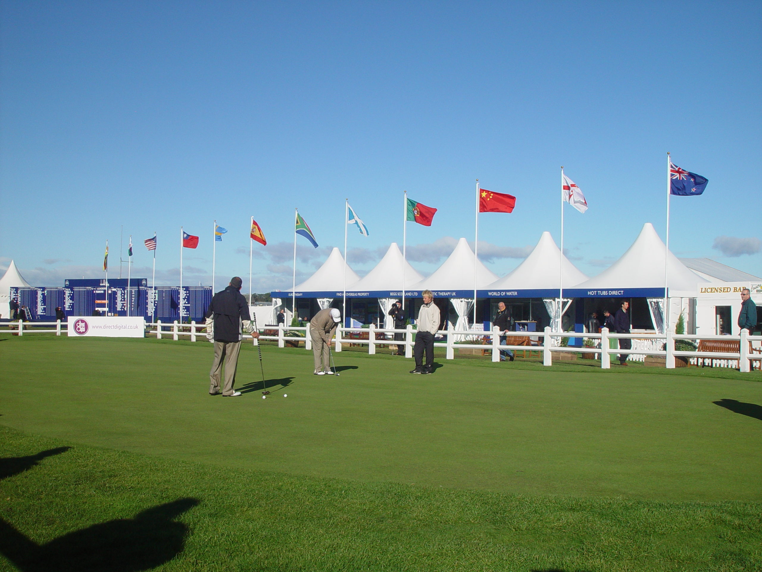 Europe Trip 2005 - Scotland Day 6 (St. Andrews: Old Course, Ahmad Rashad, Dunhill Links, St. Andrews Cathedral)