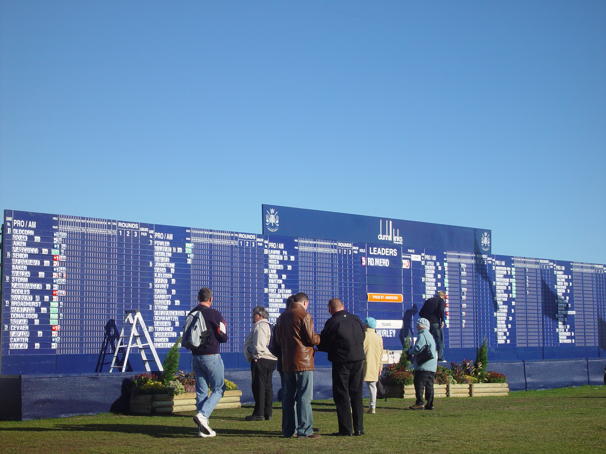 Europe Trip 2005 - Scotland Day 6 (St. Andrews: Old Course, Ahmad Rashad, Dunhill Links, St. Andrews Cathedral)