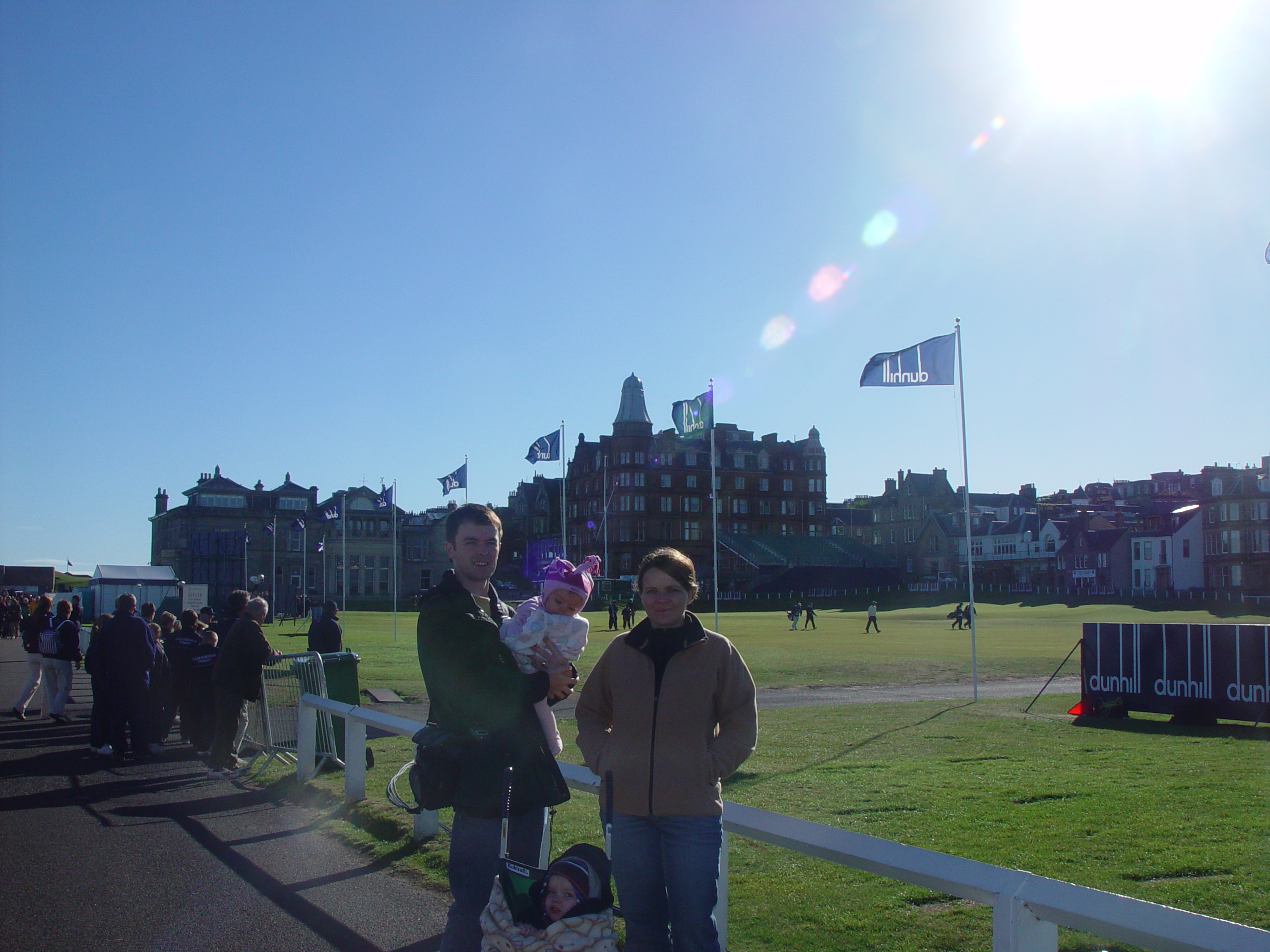 Europe Trip 2005 - Scotland Day 6 (St. Andrews: Old Course, Ahmad Rashad, Dunhill Links, St. Andrews Cathedral)