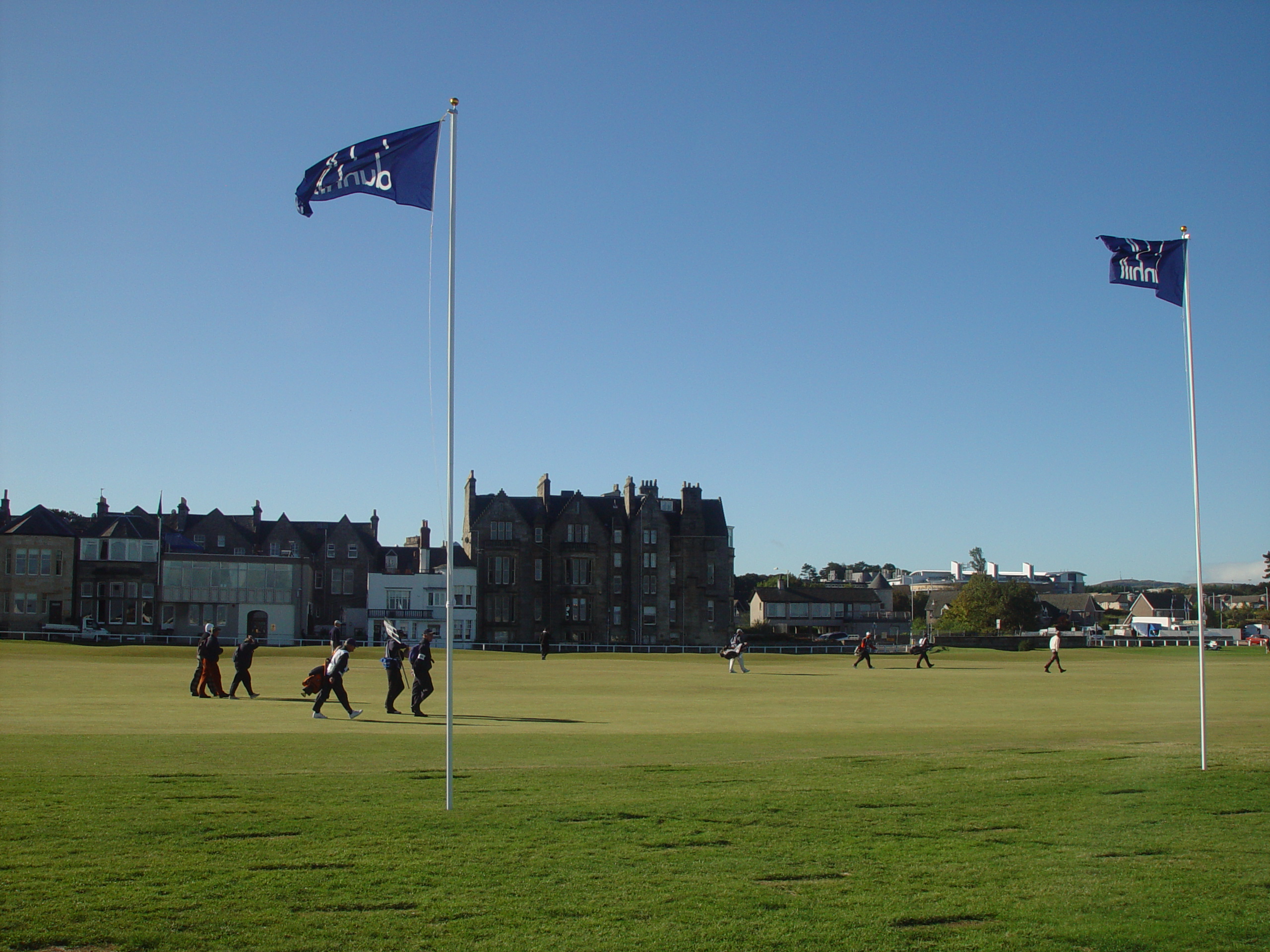 Europe Trip 2005 - Scotland Day 6 (St. Andrews: Old Course, Ahmad Rashad, Dunhill Links, St. Andrews Cathedral)