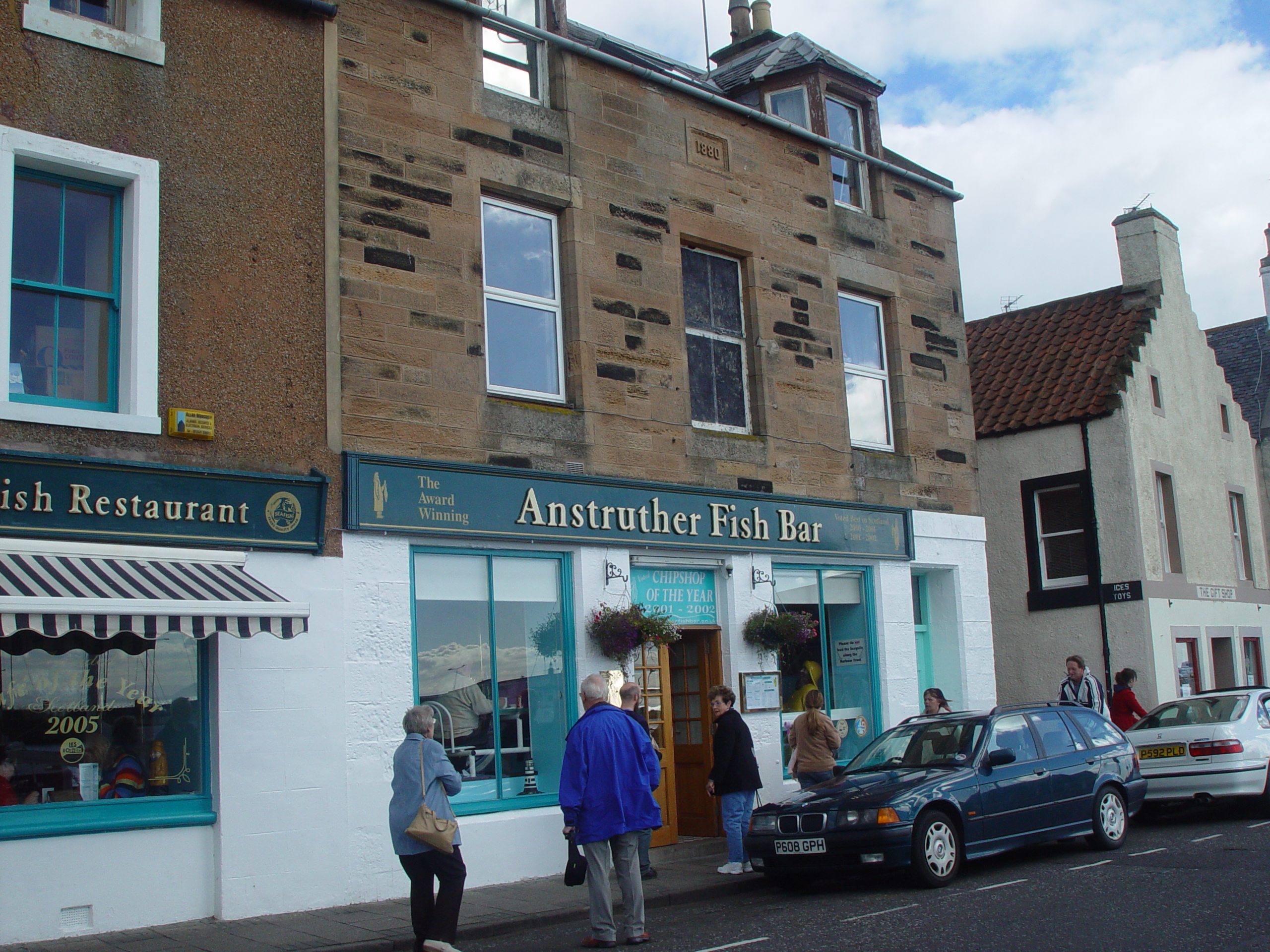 Europe Trip 2005 - Scotland Day 6 (Fish & Chips at the Anstruther Fish Bar, Edinburgh: Edinburgh Castle)