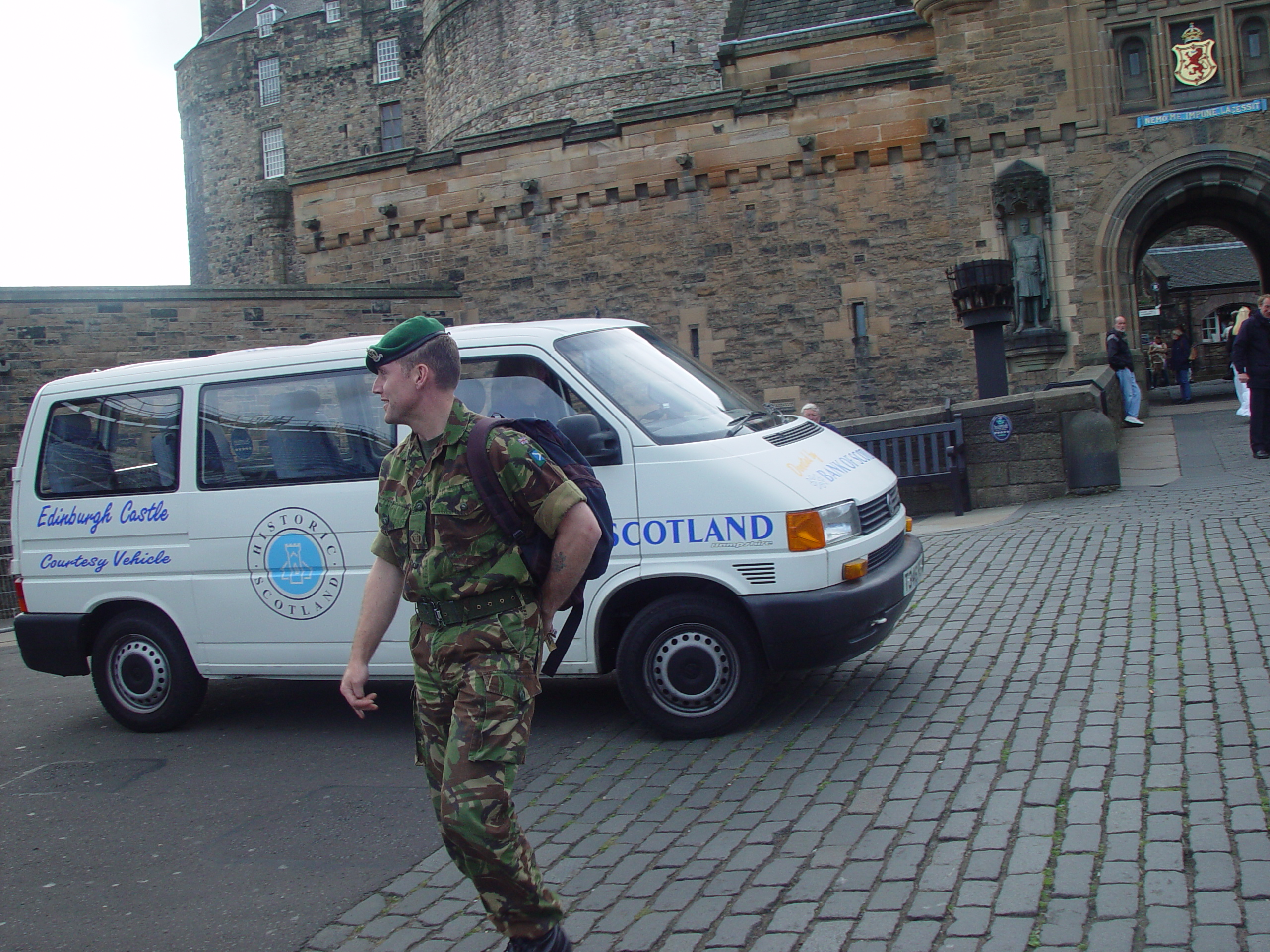 Europe Trip 2005 - Scotland Day 6 (Fish & Chips at the Anstruther Fish Bar, Edinburgh: Edinburgh Castle)